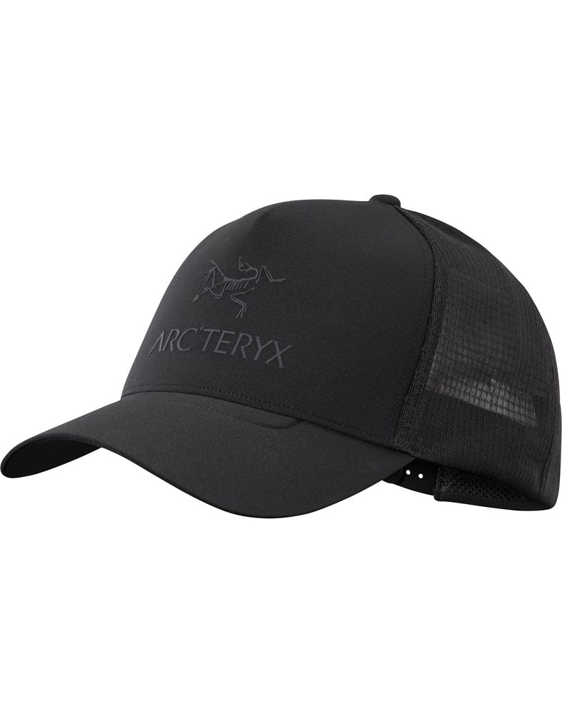 Arc'teryx Logo Trucker Hat Womens - Black