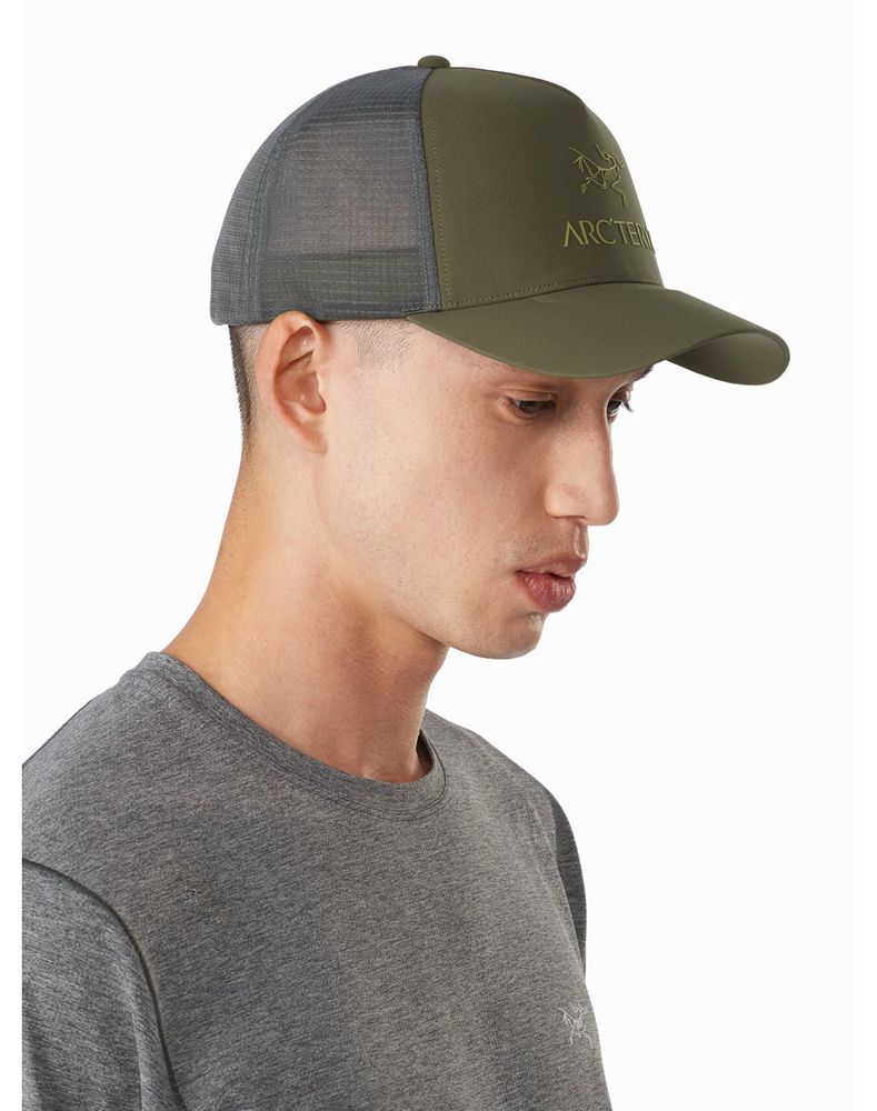 Arc'teryx Logo Trucker Hat Womens - Green