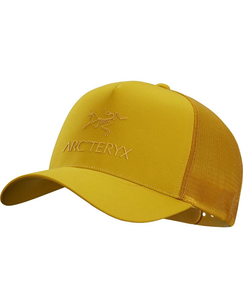 Arc'teryx Logo Trucker Hat Womens - Yellow
