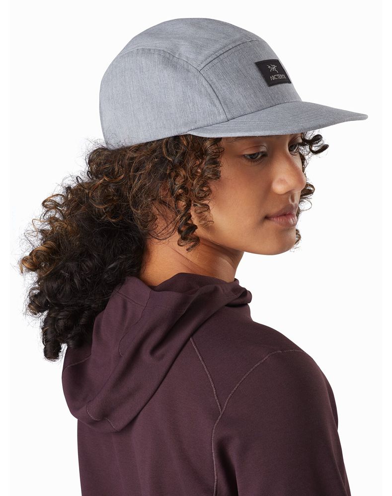 Arc'teryx 5 Panel Label Cap Mens - Grey