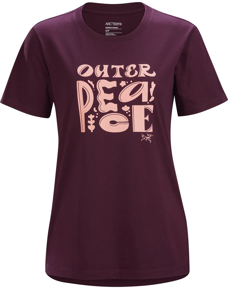 Arc'teryx Outer Peace T-Shirt Womens - Purple
