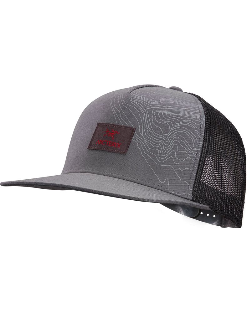 Arc'teryx Topographical Trucker Hat Womens - Grey