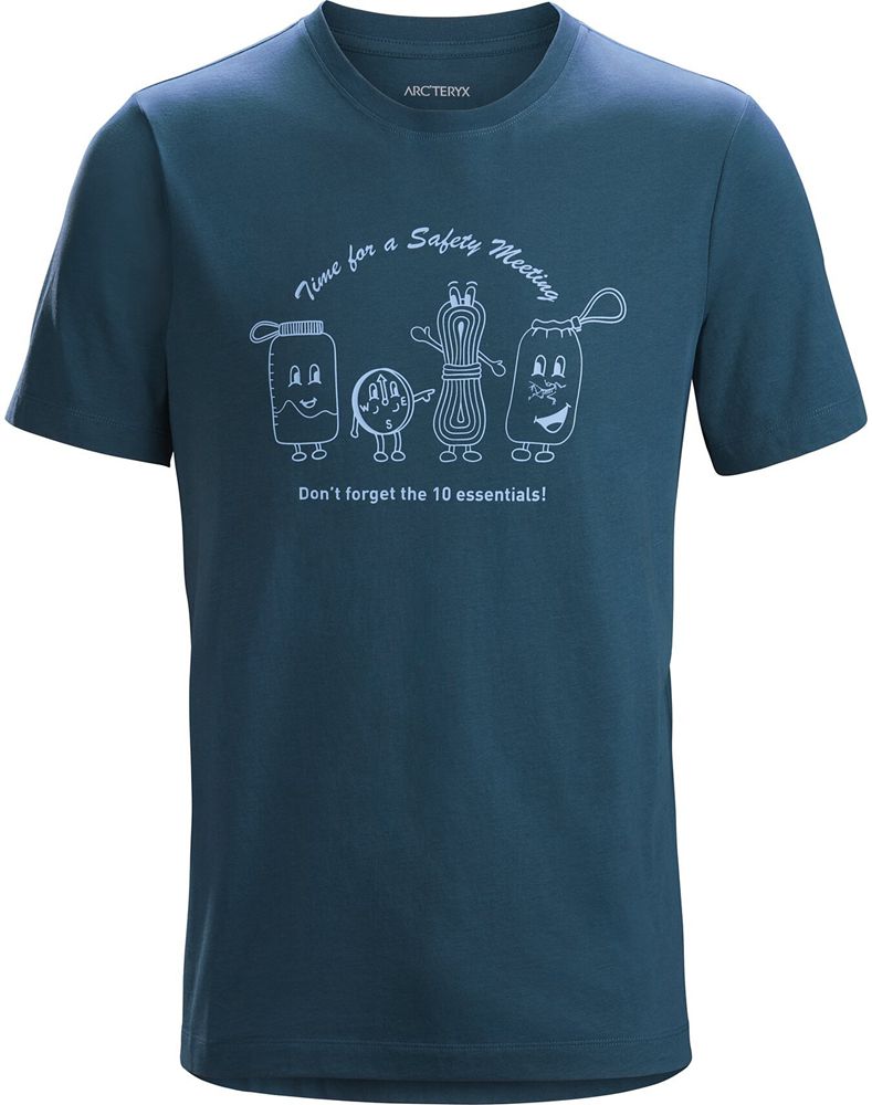 Arc'teryx Safety Meeting T-Shirt Mens - Blue