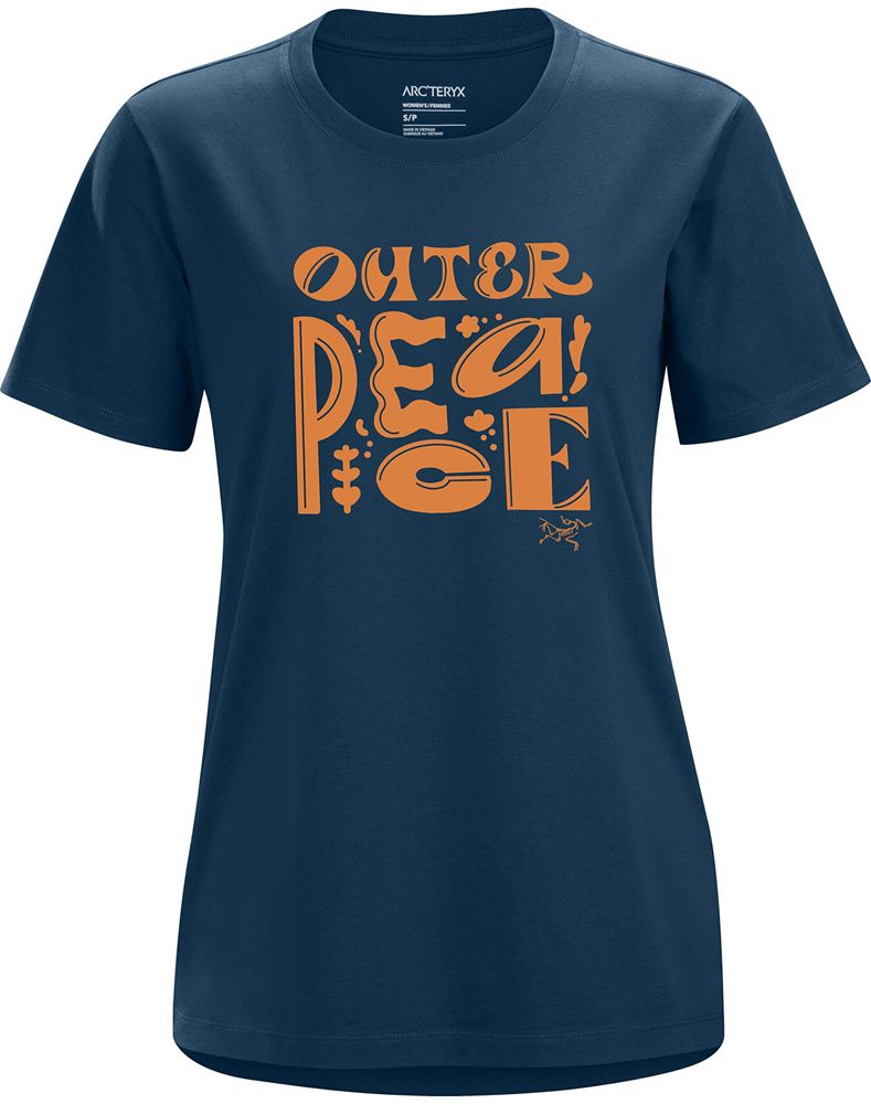 Arc'teryx Outer Peace T-Shirt Womens - Blue