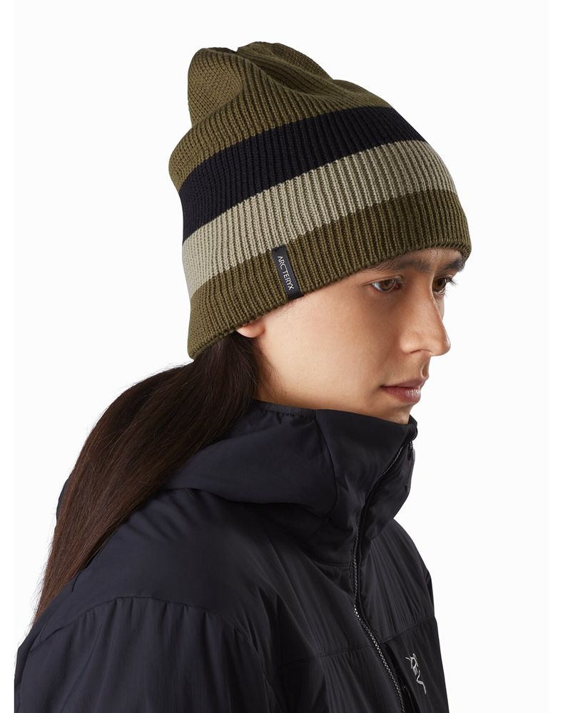 Arc'teryx Castlegar Striped Toque Mens - Green