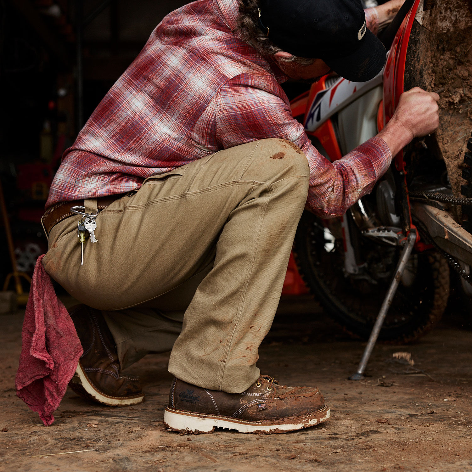 Men's DuluthFlex Fire Hose Fence Mender Bootcut Pants Duluth Trading