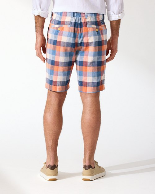 Tortola Cape Check 10-Inch Shorts