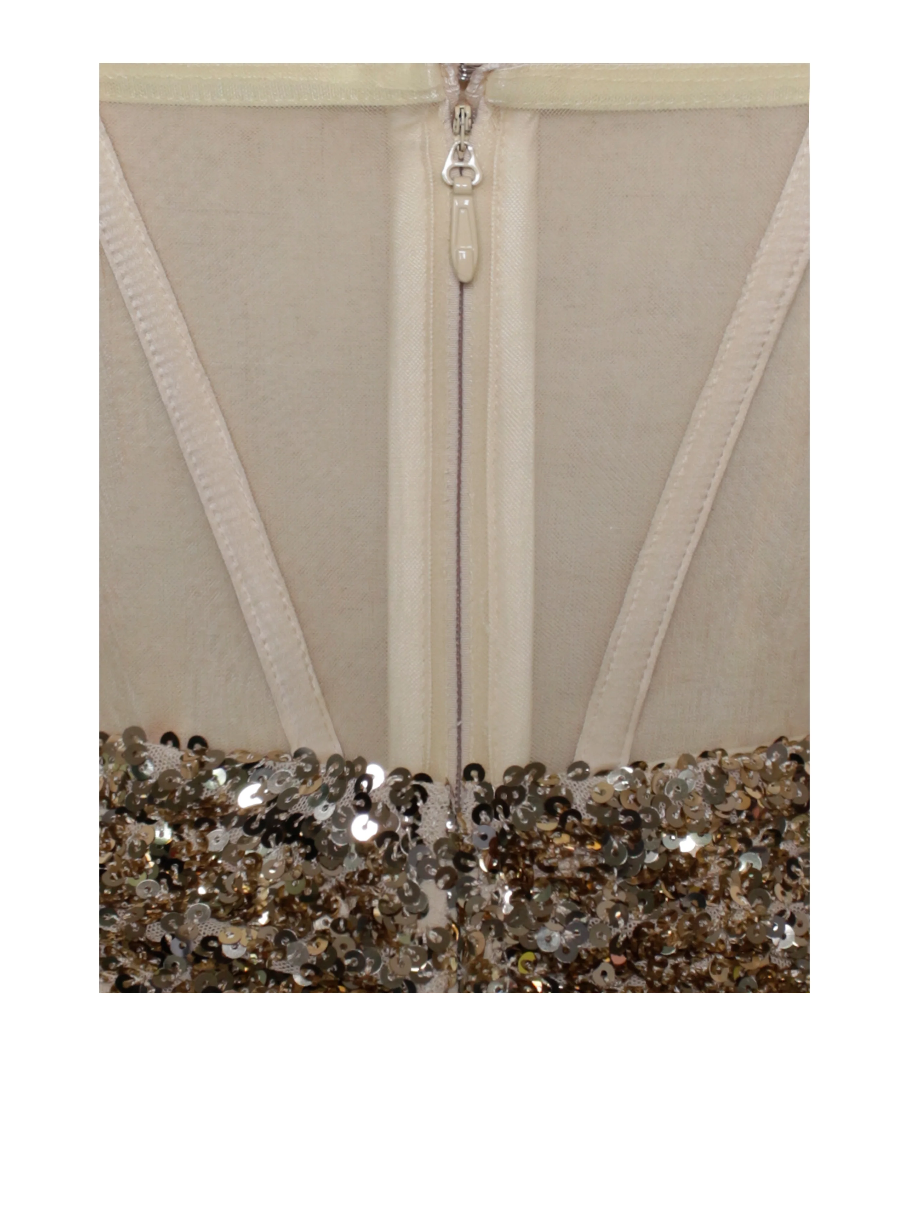 Layla Gold Sequin Corset Dress