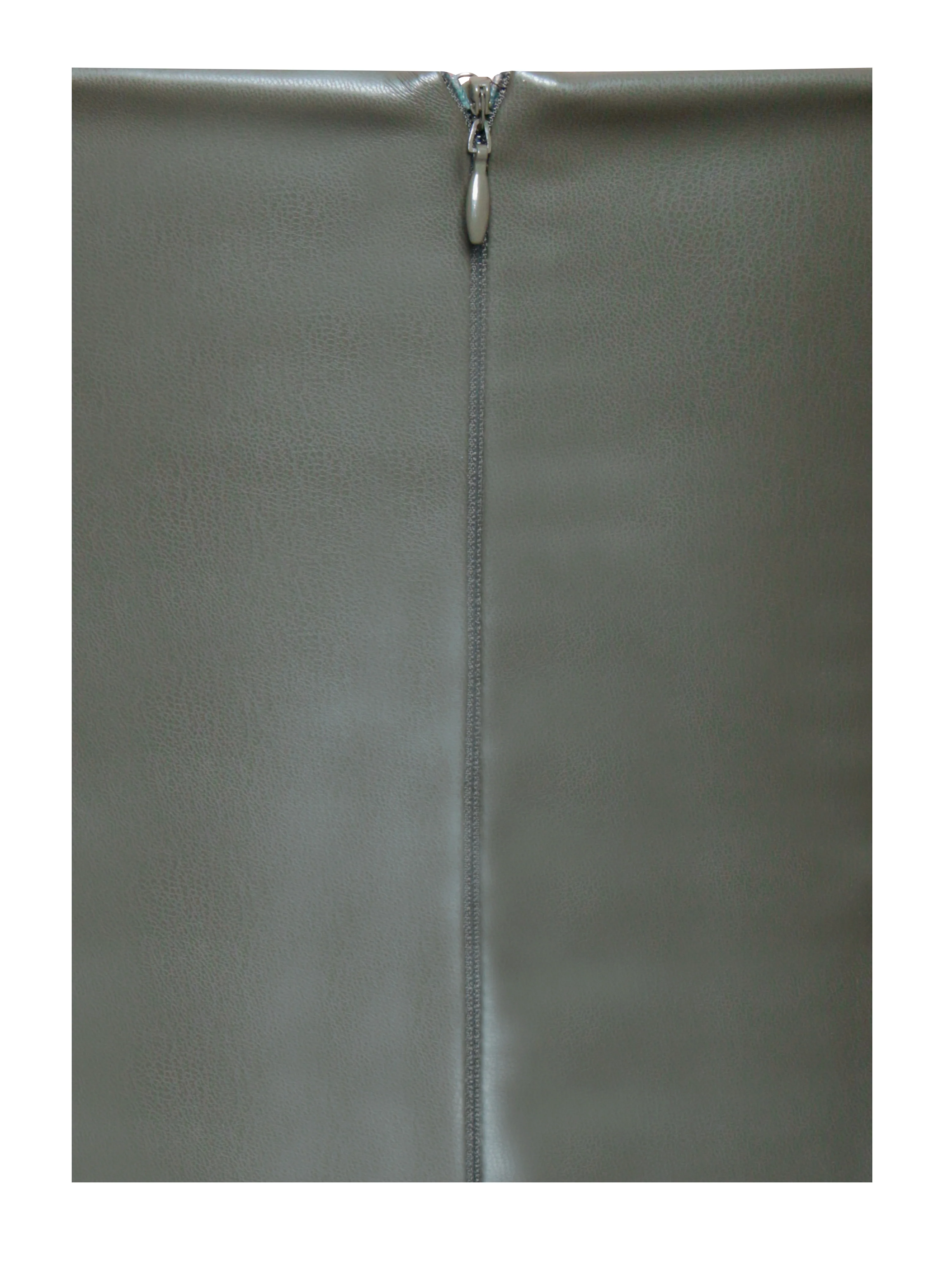 Eliana Olive Vegan Leather Dress