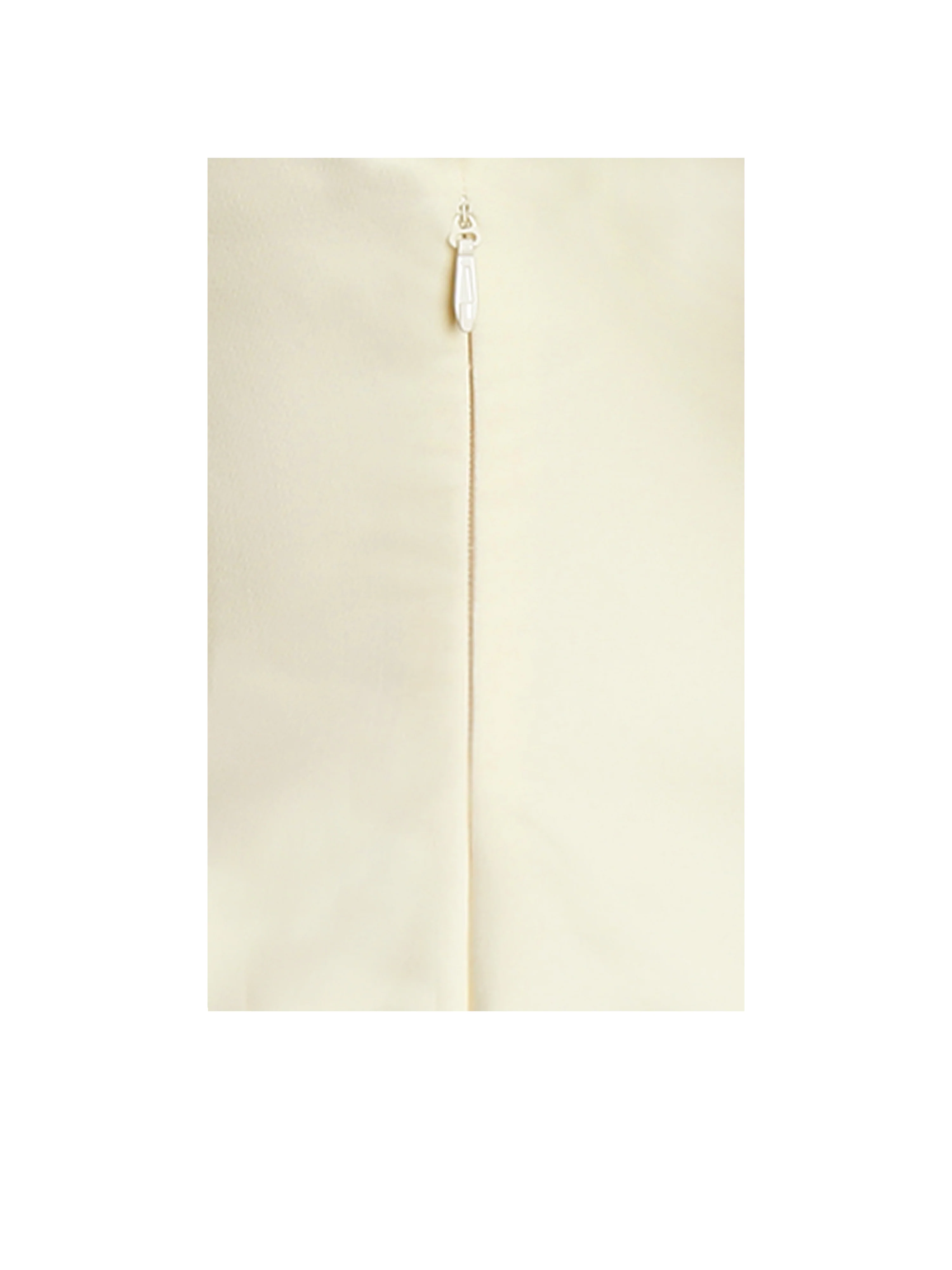 Obelia Off White Long Sleeve Polo Mini Dress