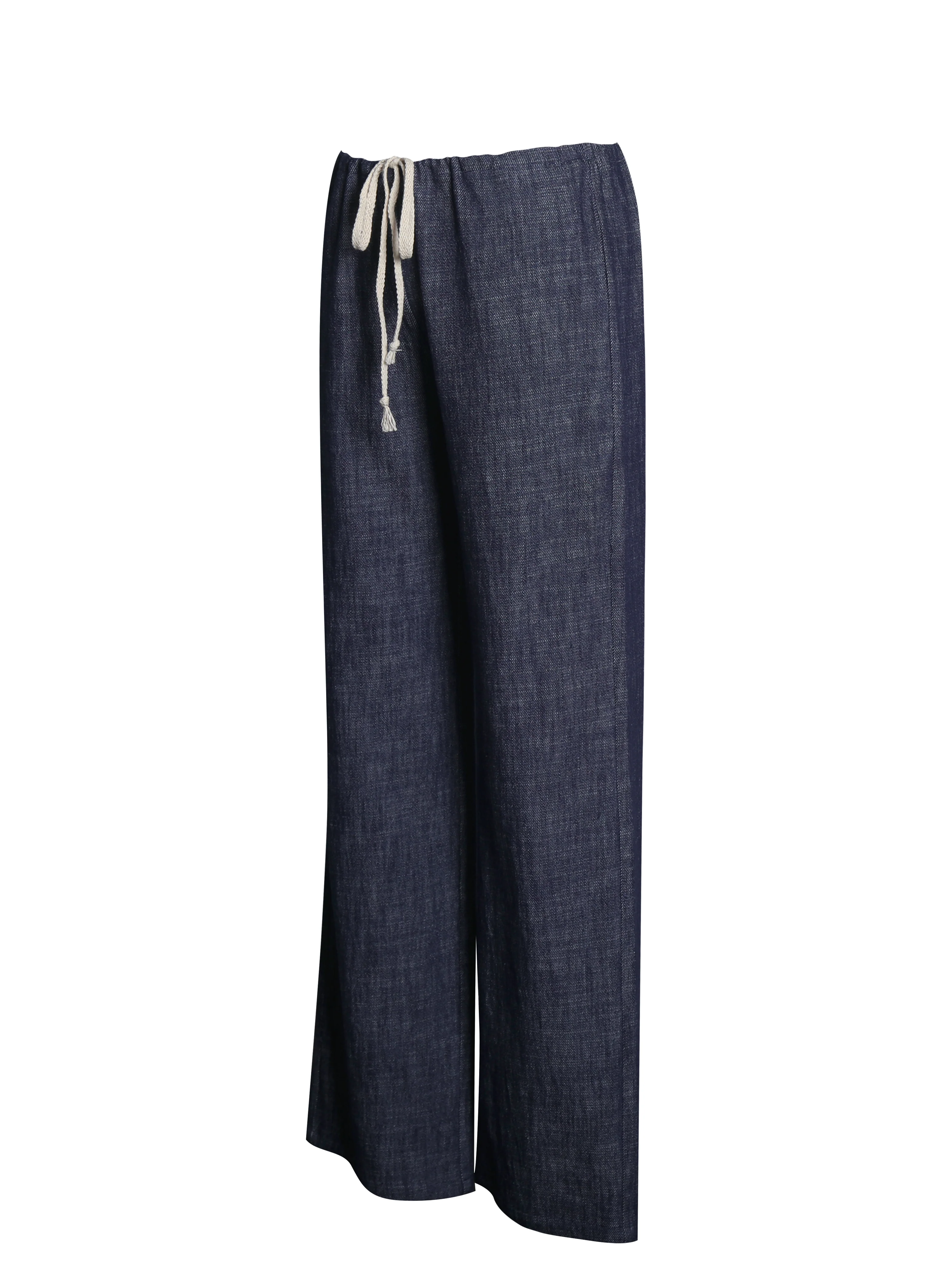Raffaella Cotton Denim Straight Leg Pants
