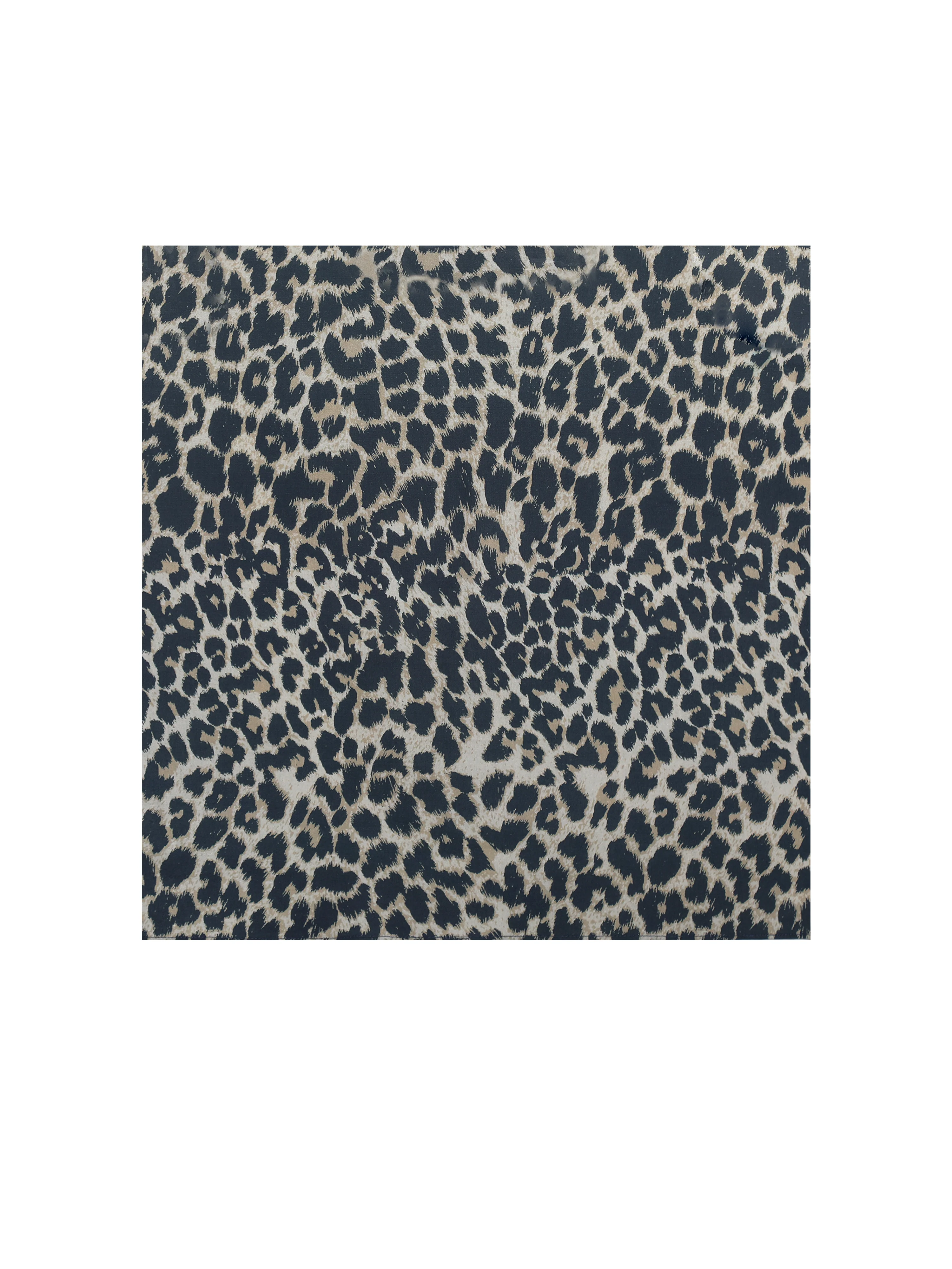 Spring Affair Cheetah Print Linen Head Scarf