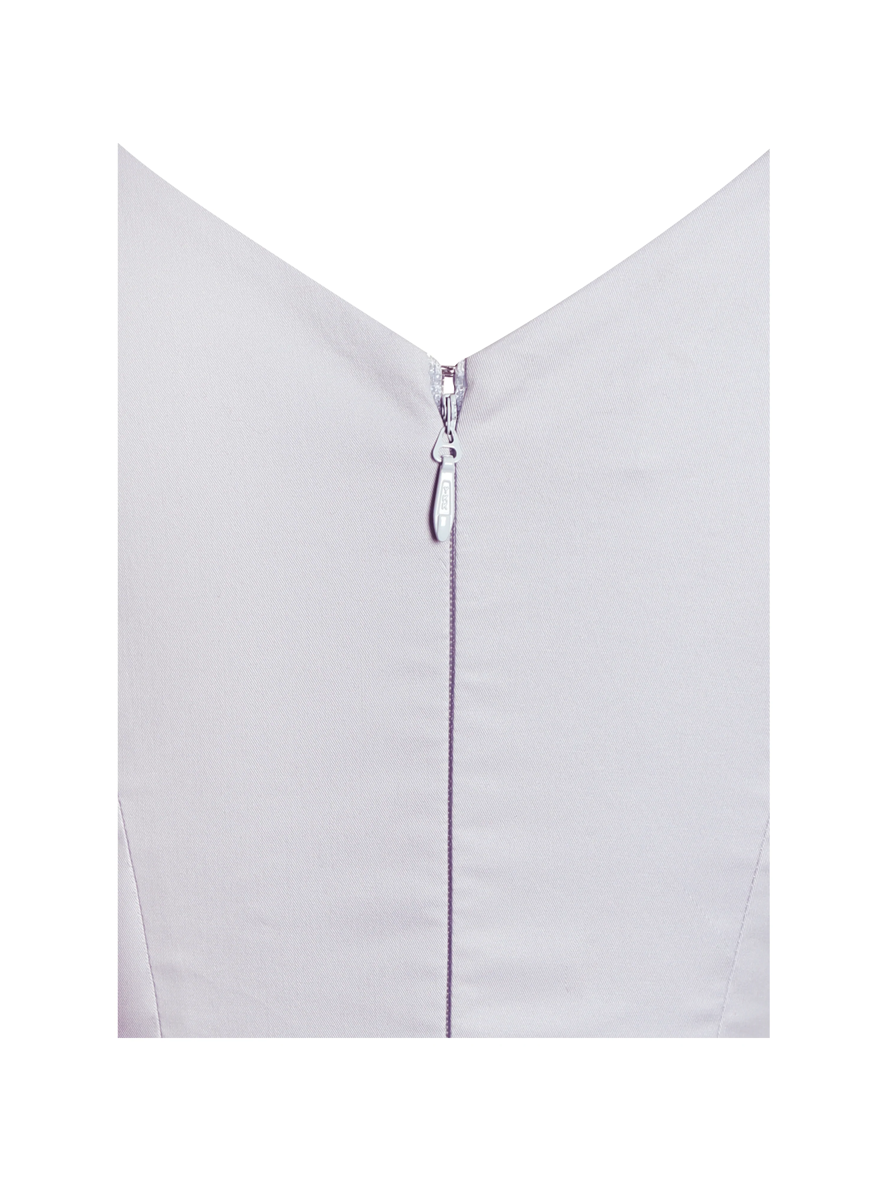 Zada Grey Pleated Breast Bubble Hem Mini Dress