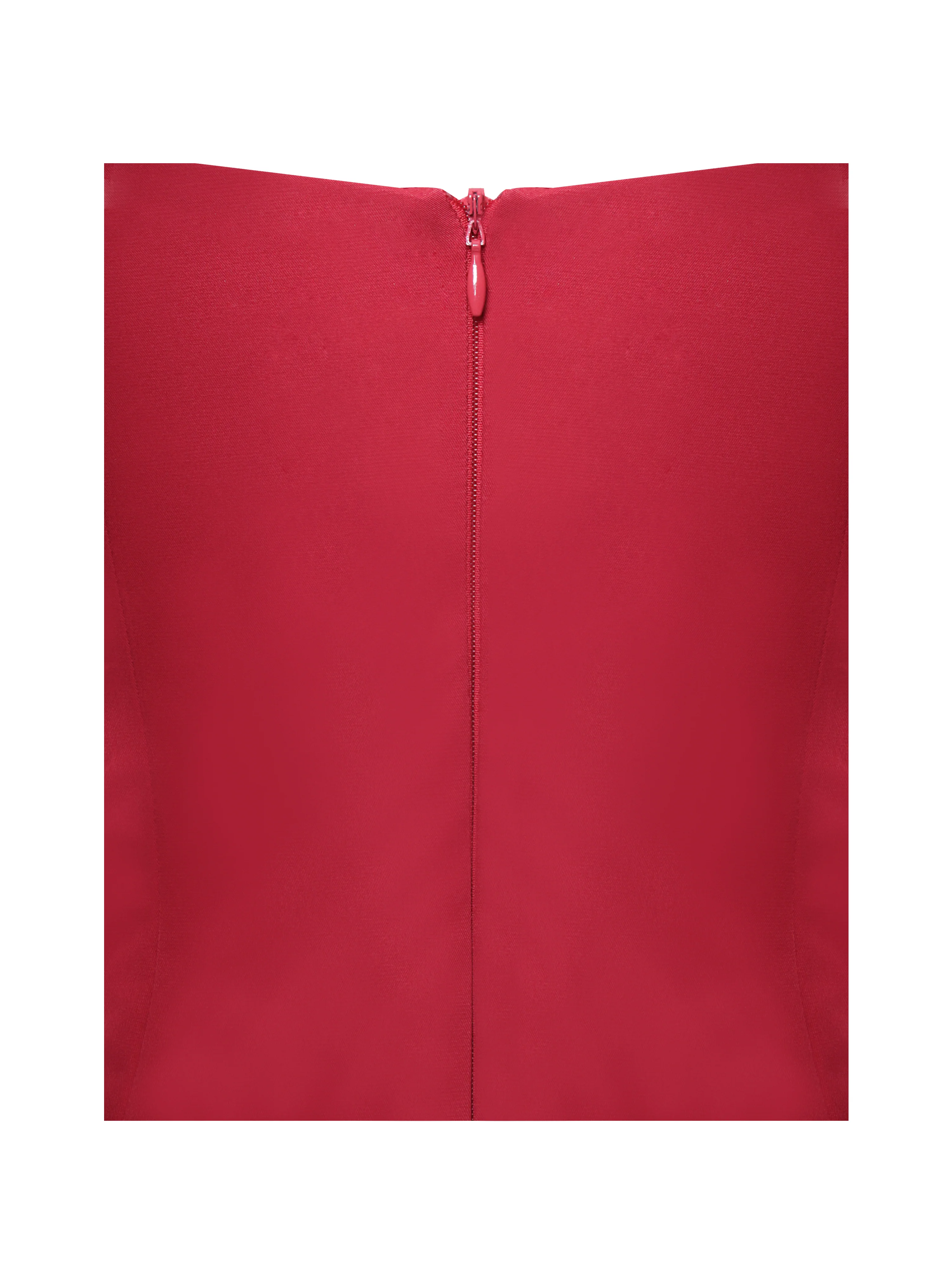 Sacha Red Lace Drop Waist Corset Puffy Mini Dress