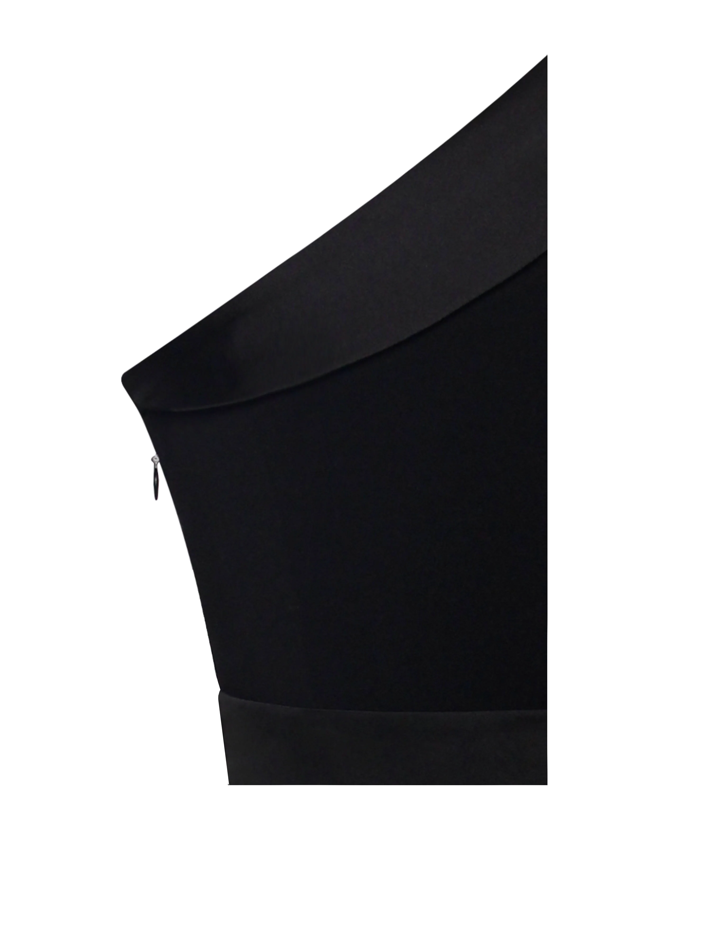 Silver Night Black Sequin Crepe Tuxedo Blazer Dress