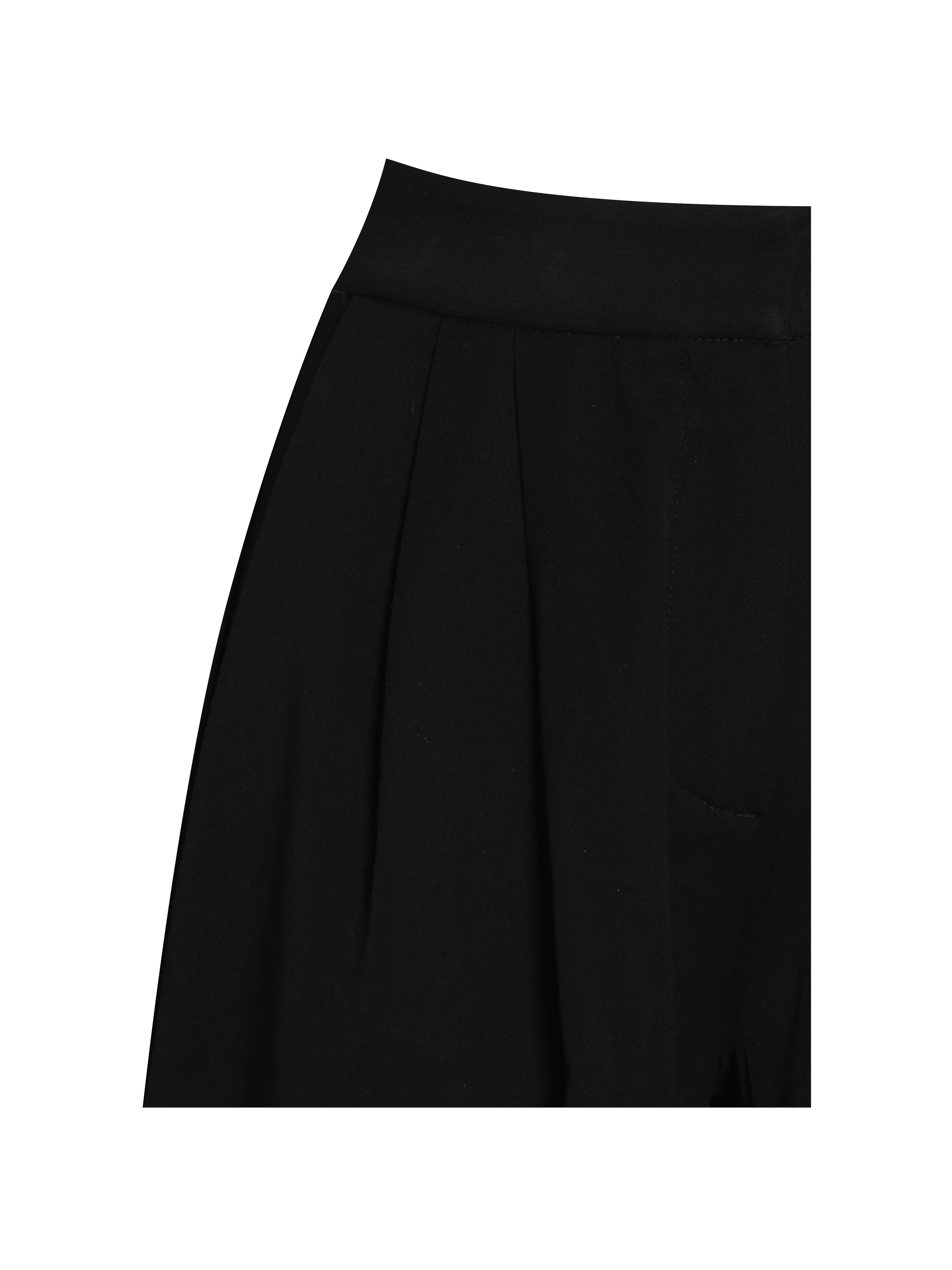 Aleeza Black Wide Leg Suit Pants