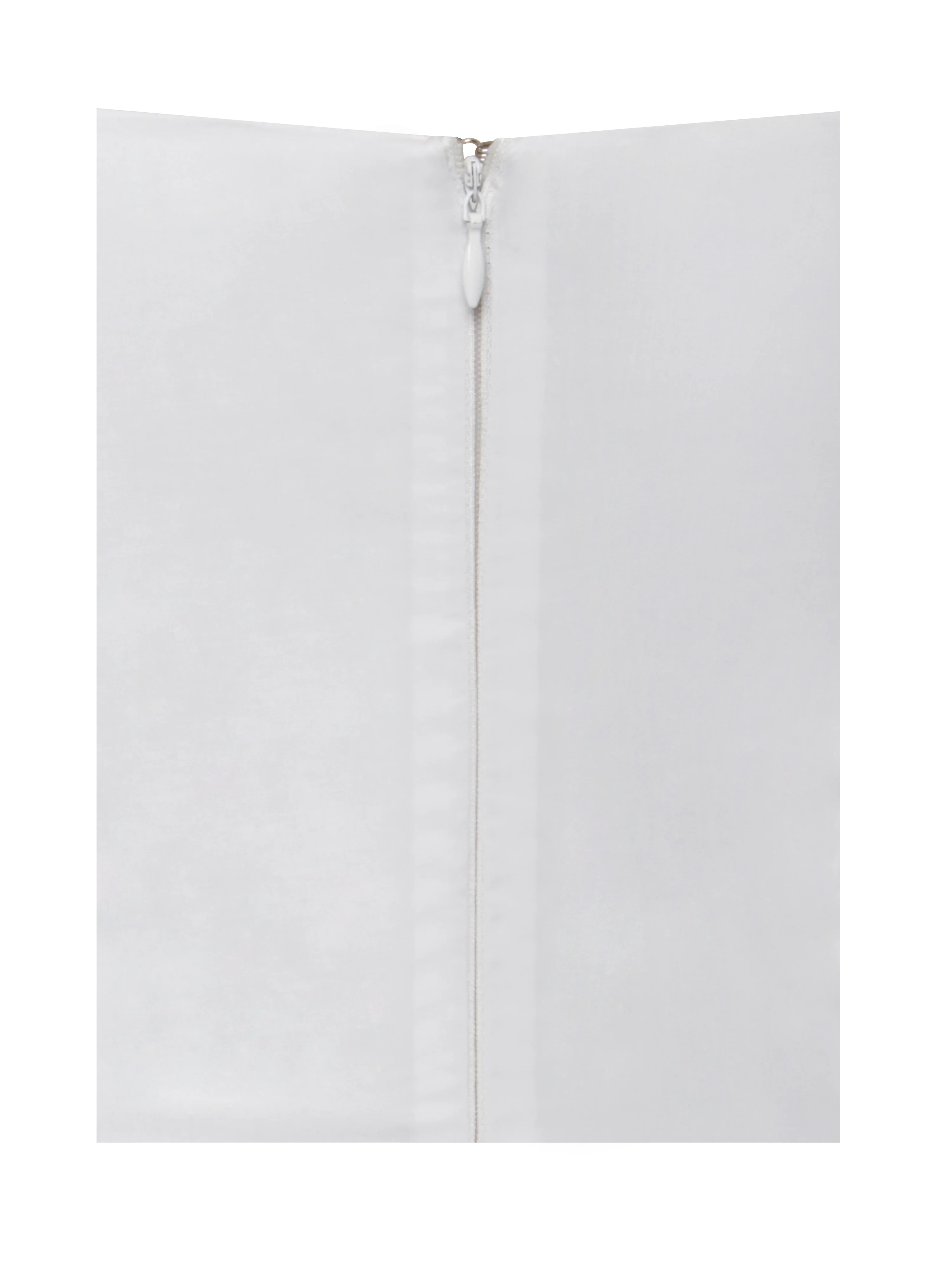 Umika White Bubble Hem Mini Dress