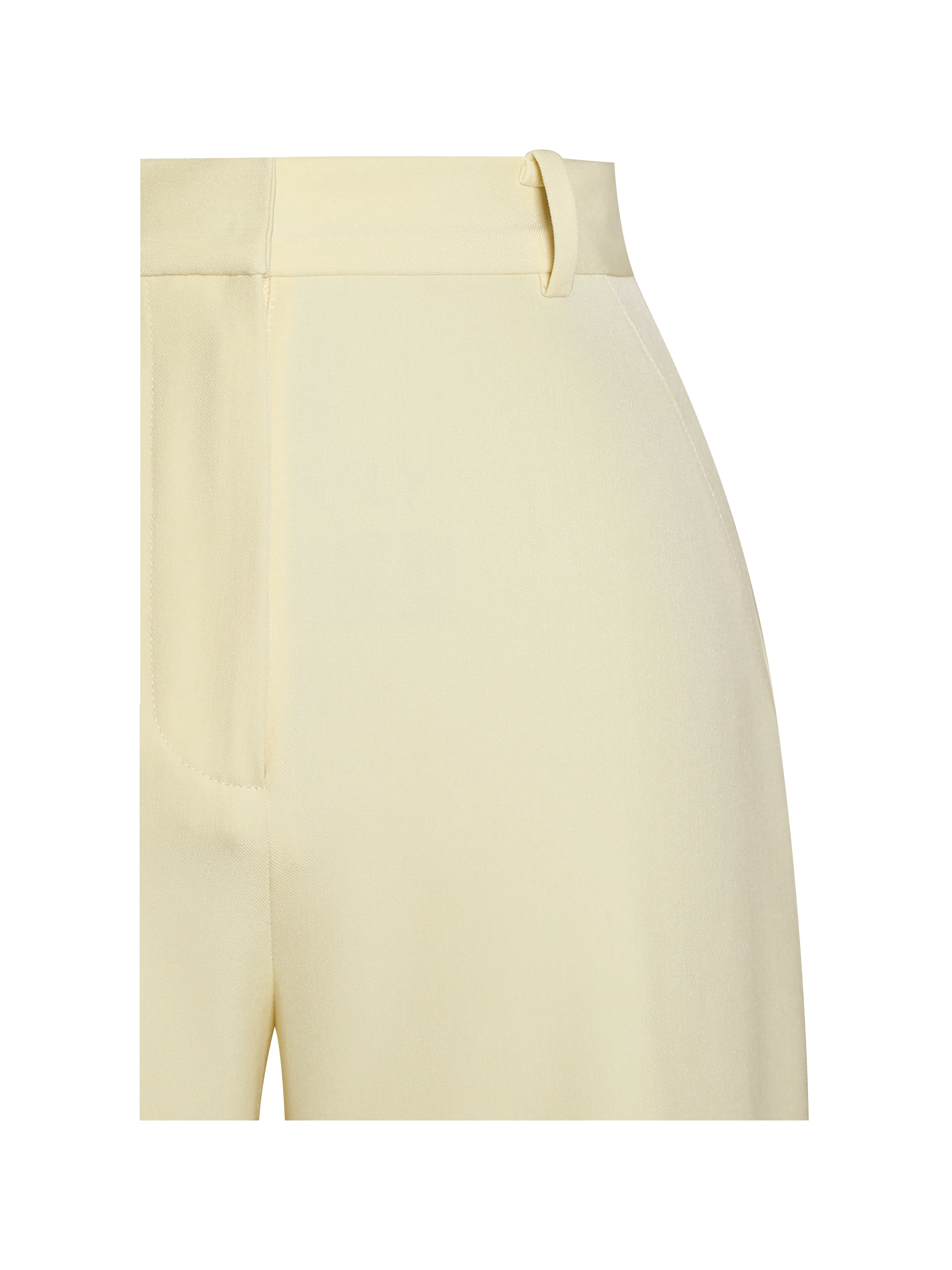 Quinnie Butter Yellow Slim Suit Pants