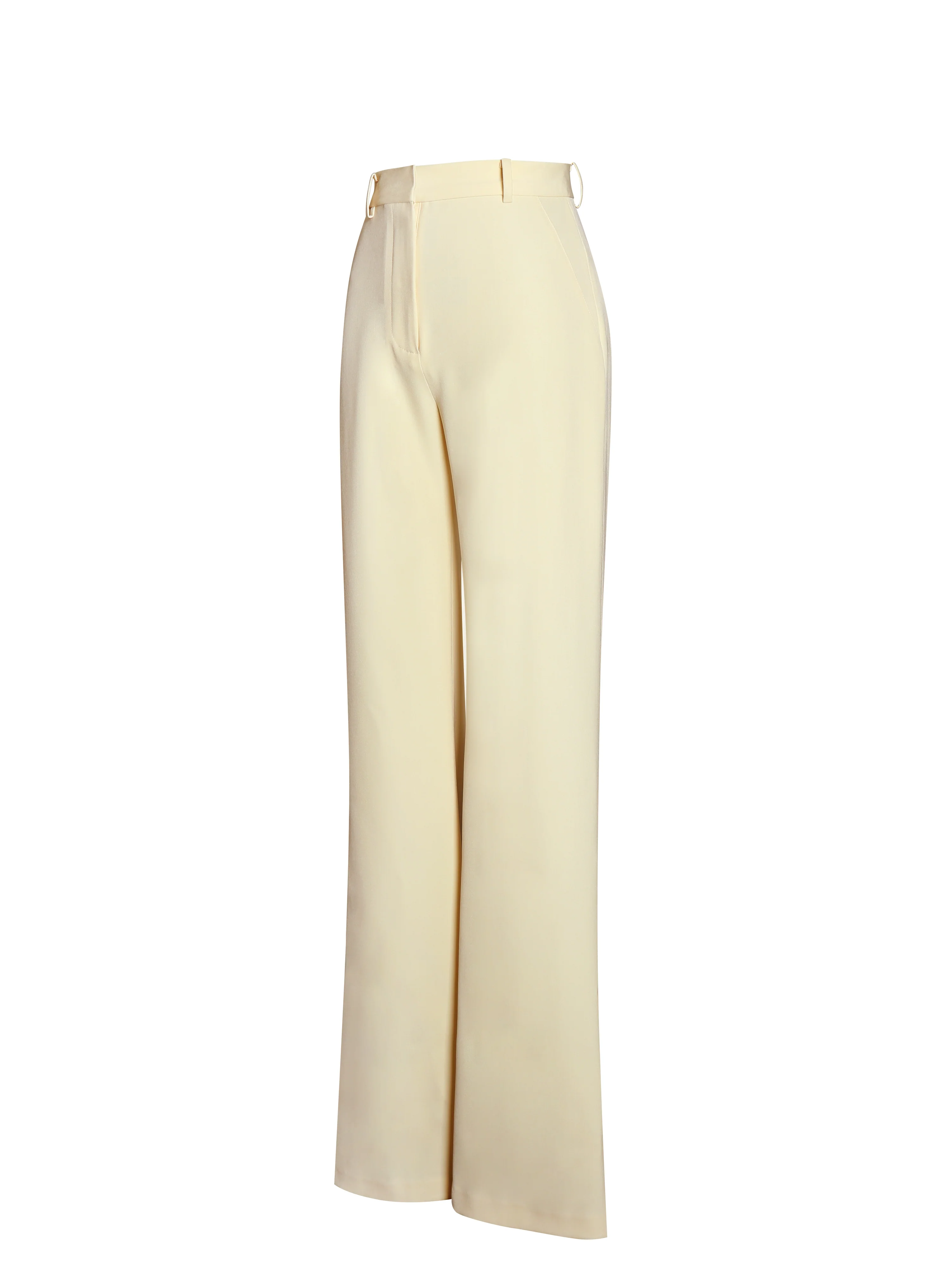 Quinnie Butter Yellow Slim Suit Pants