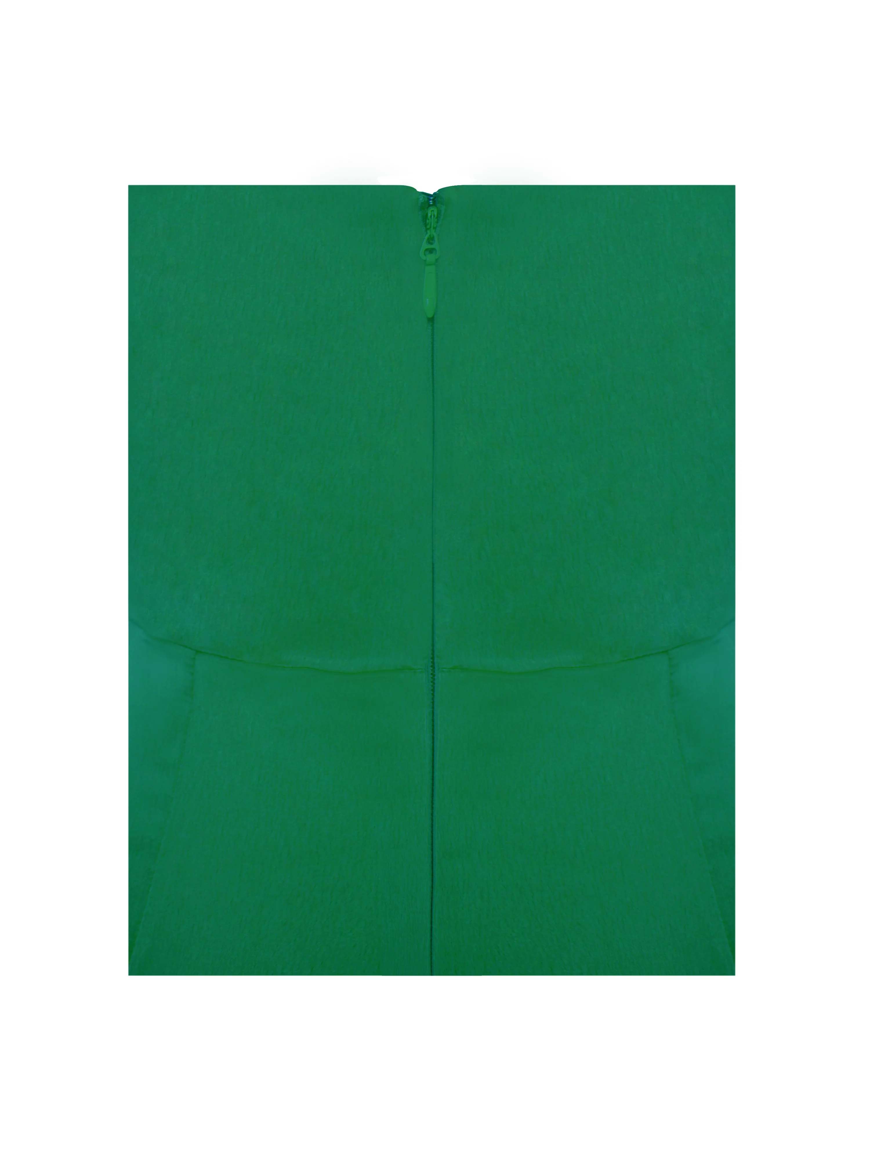 Perrin Emerald Green Feather Dress High Slit Gown