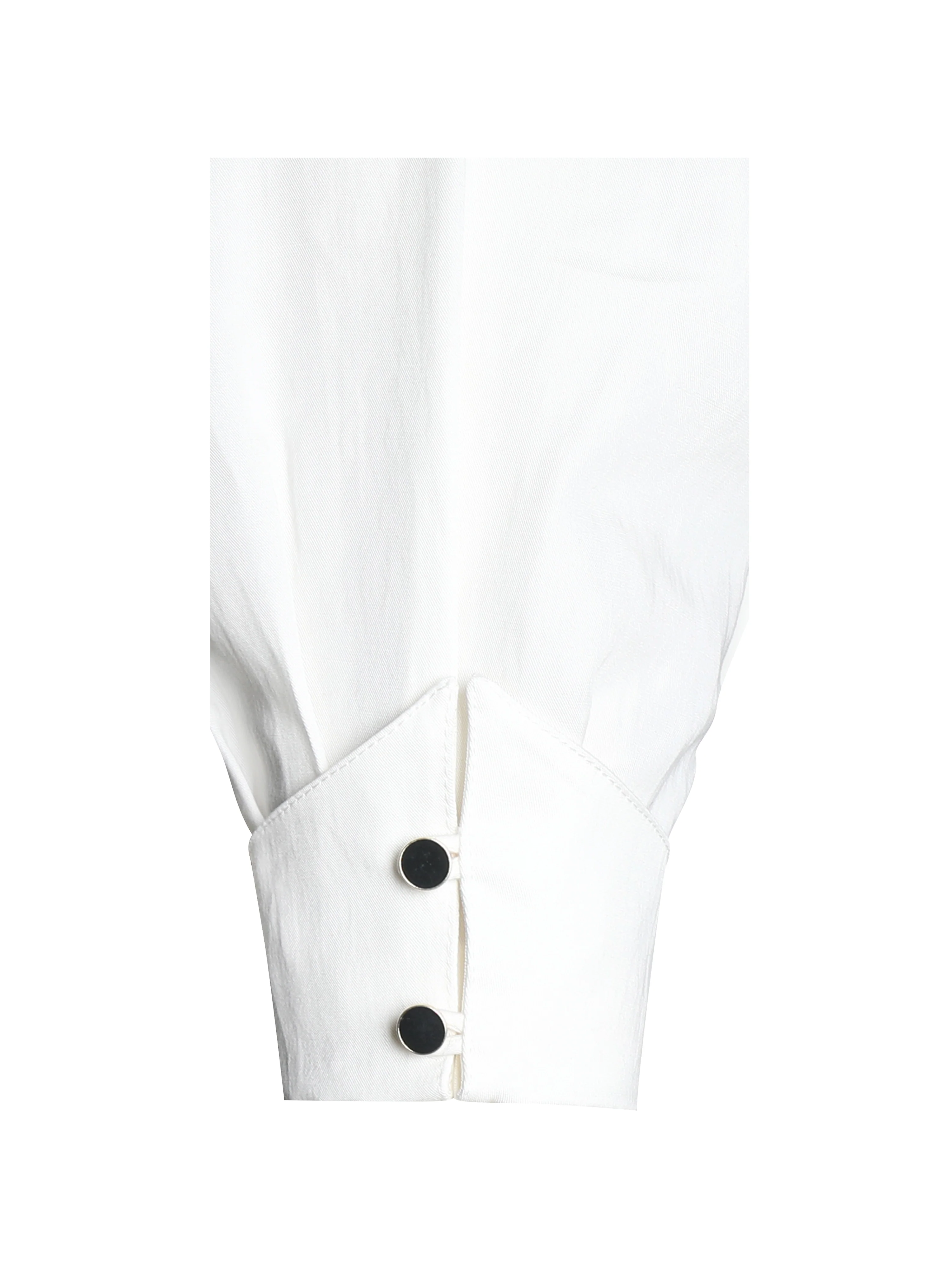 Palina Lyocell Pleated Midi Preppy Shirt Dress