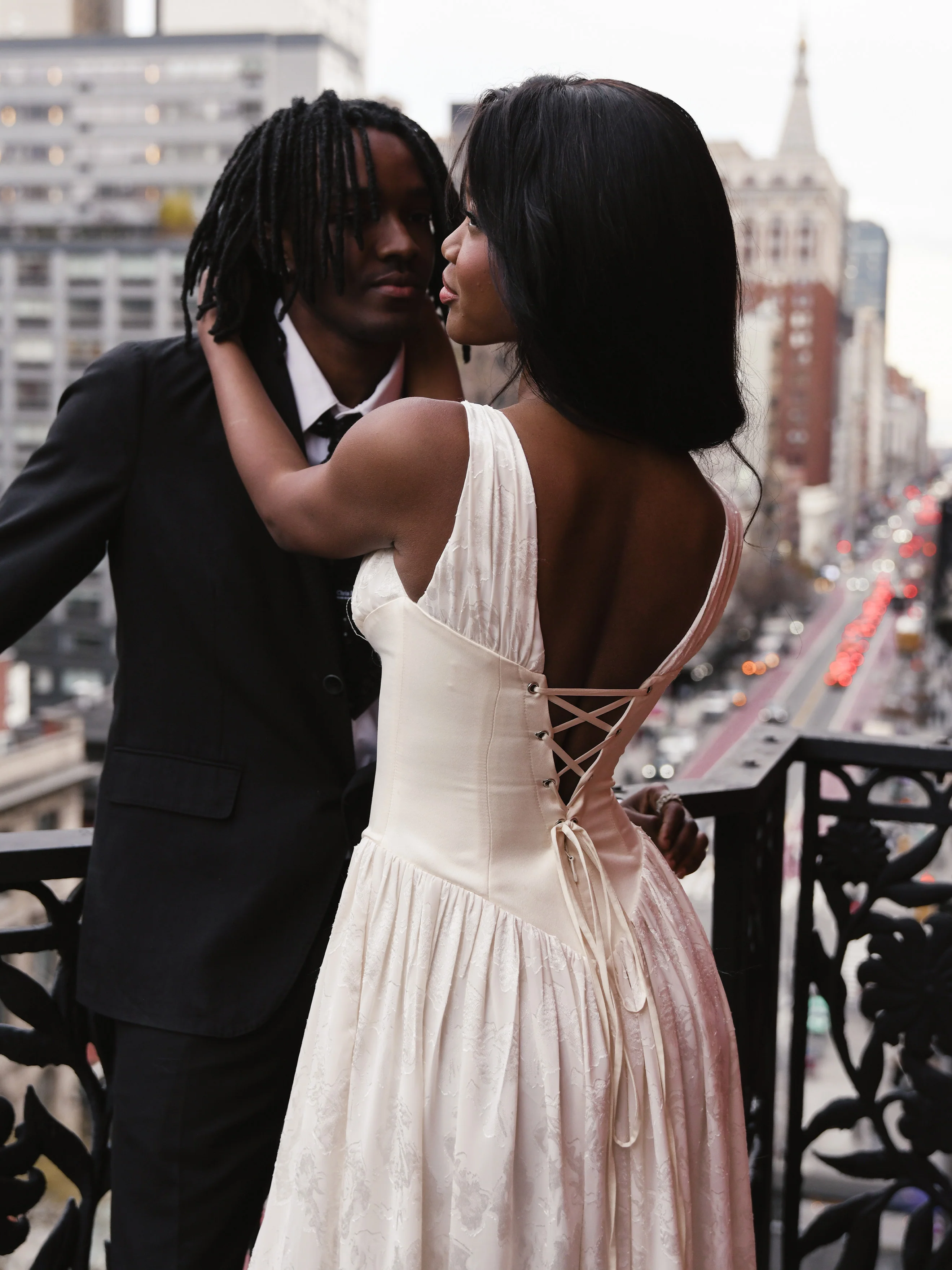 Sabrina Butter Yellow High Slit Jacquard Maxi Dress