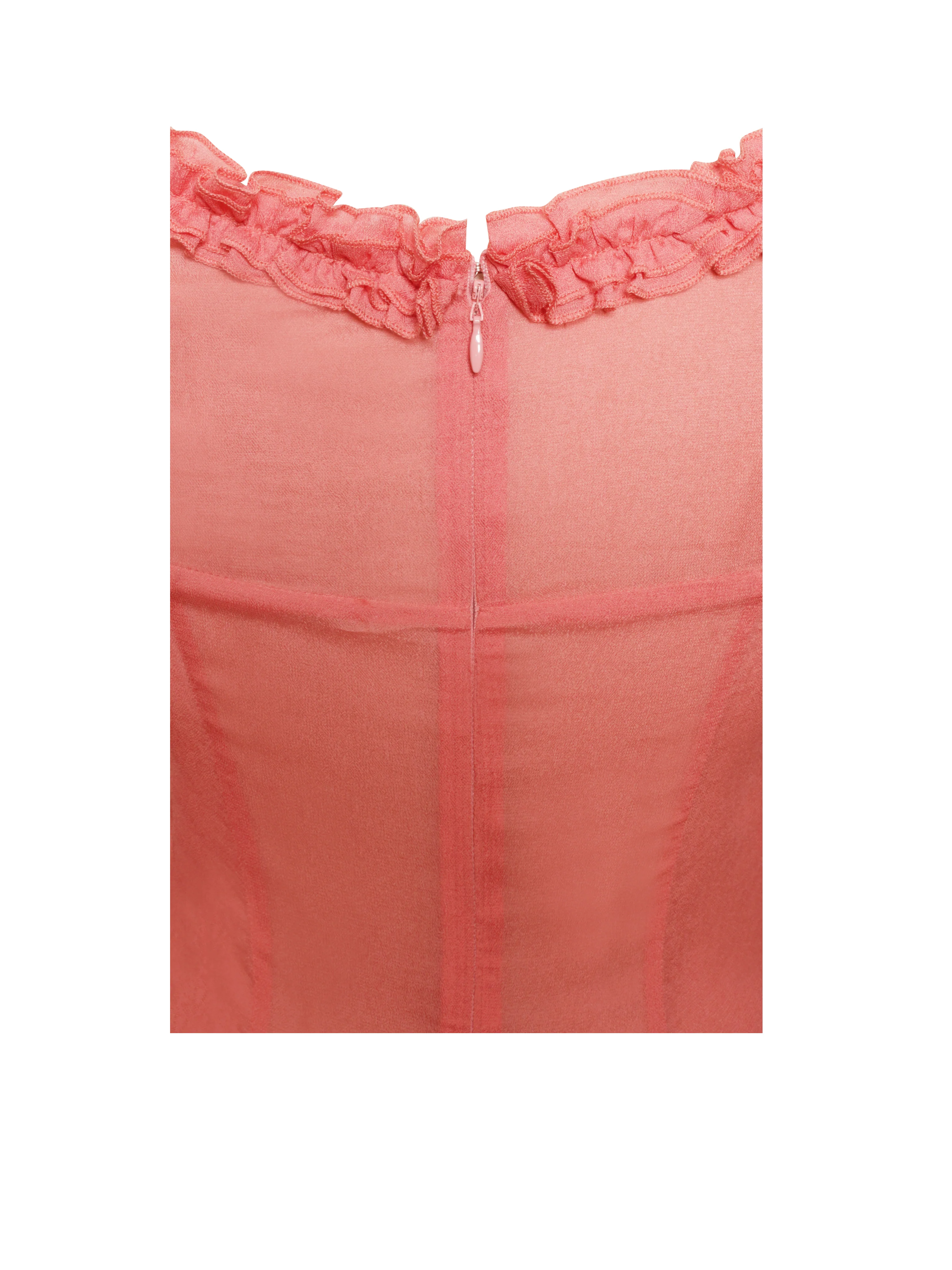 Fiorella Rosy Mauve Satin Rayon Midi Dress