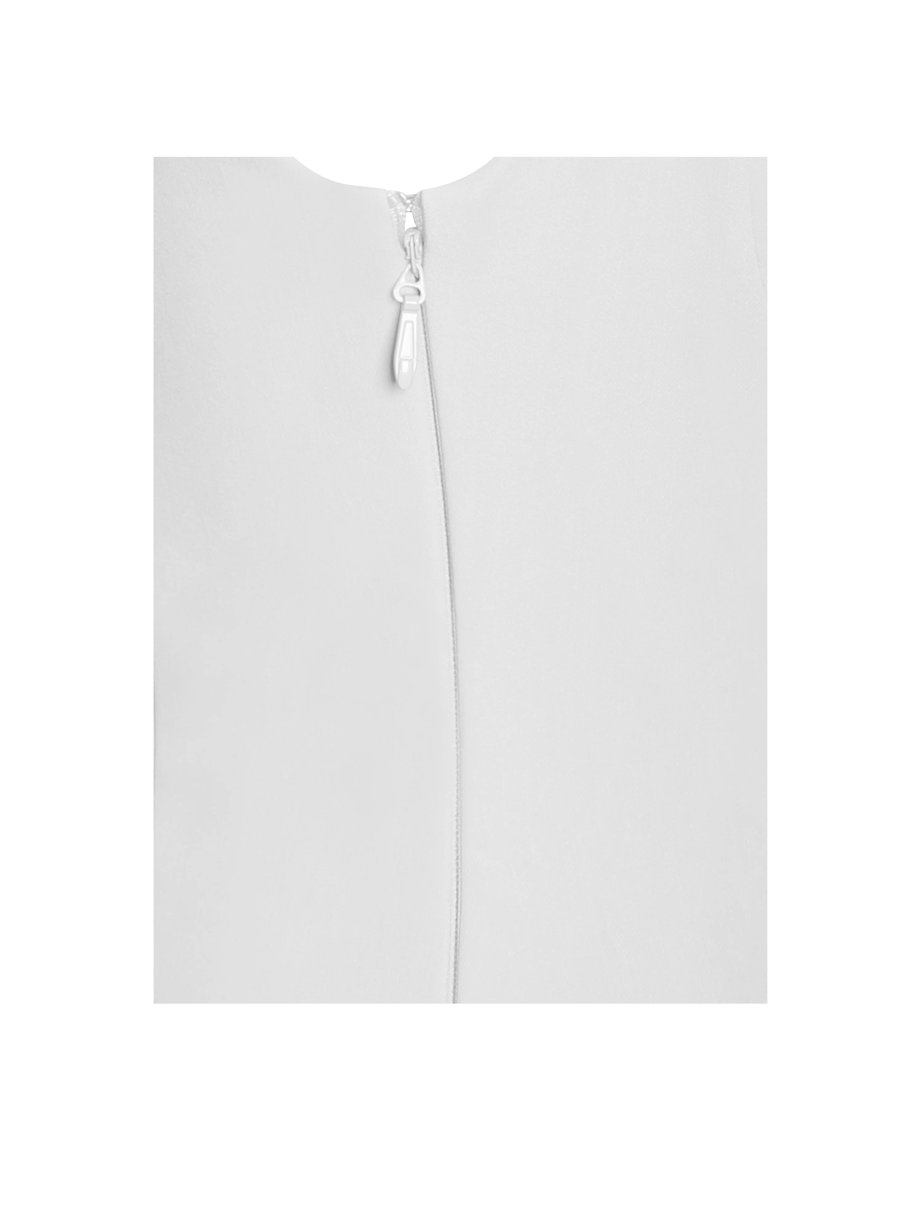 Tala White Sleeveless Pleated Preppy Mini Dress