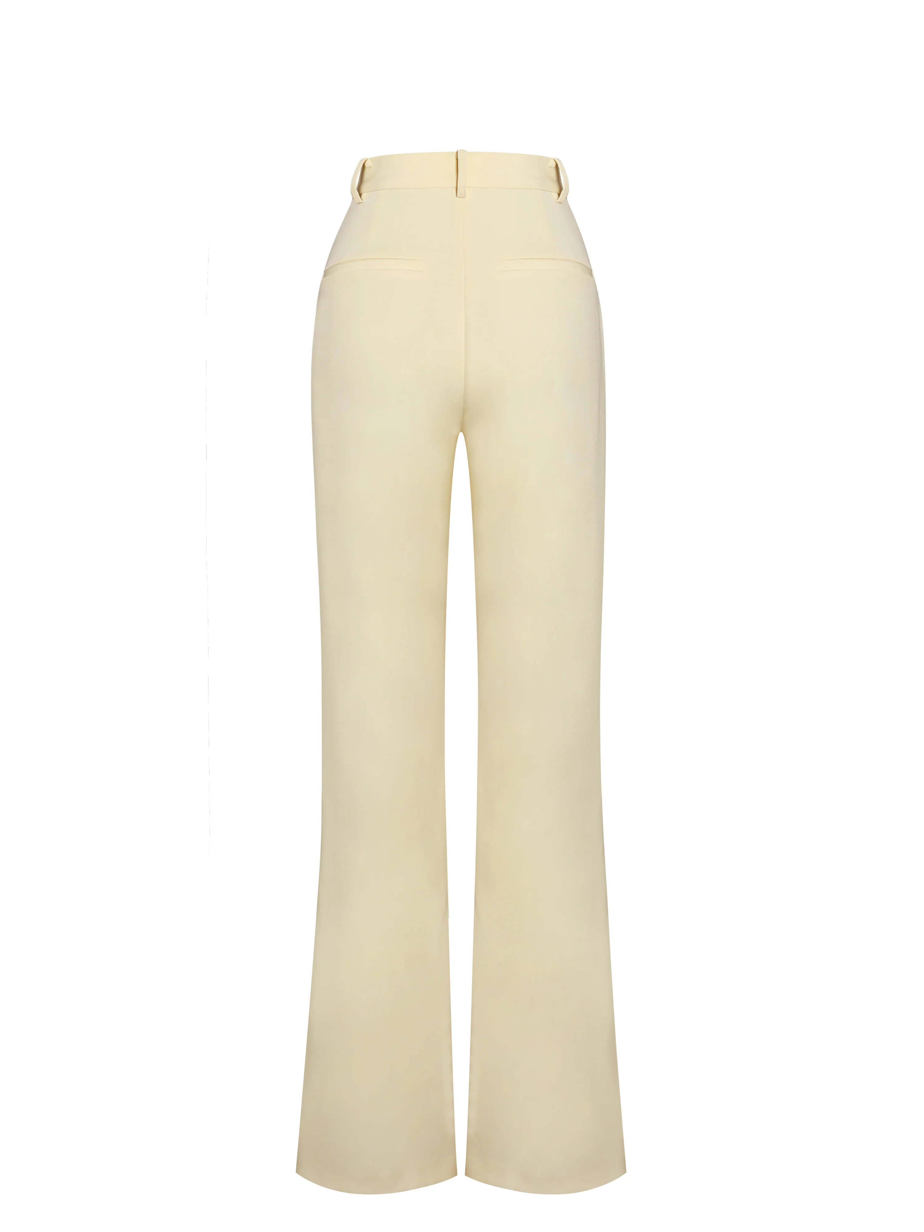 Quinnie Butter Yellow Slim Suit Pants