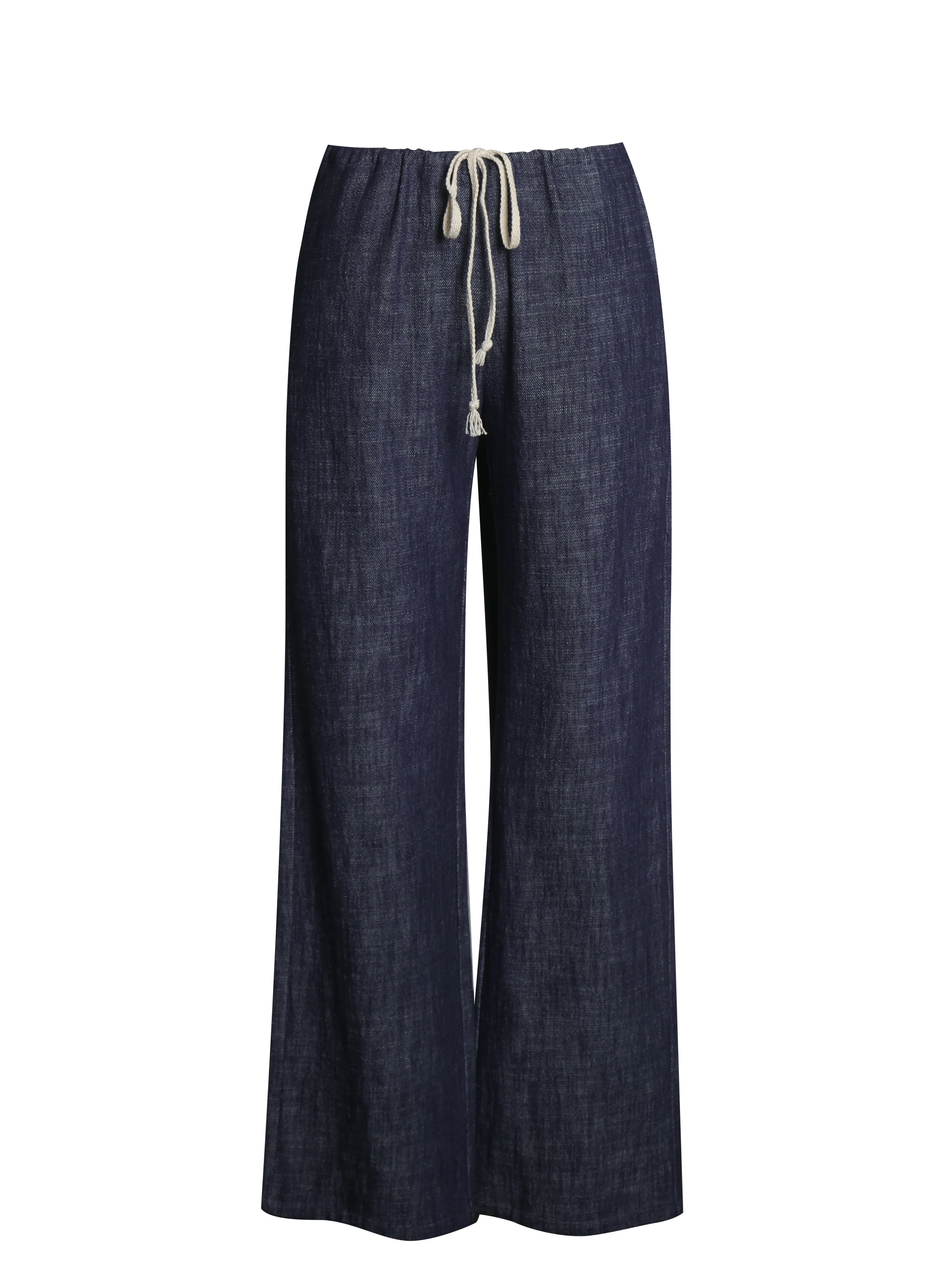 Raffaella Cotton Denim Straight Leg Pants