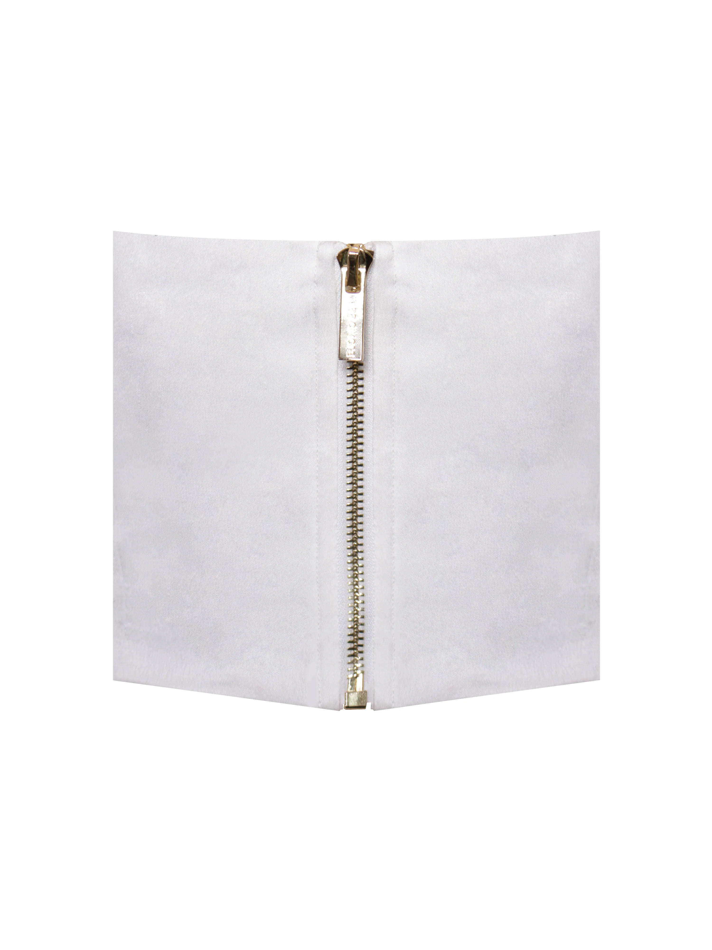 Everly White Lace Satin Corset Top