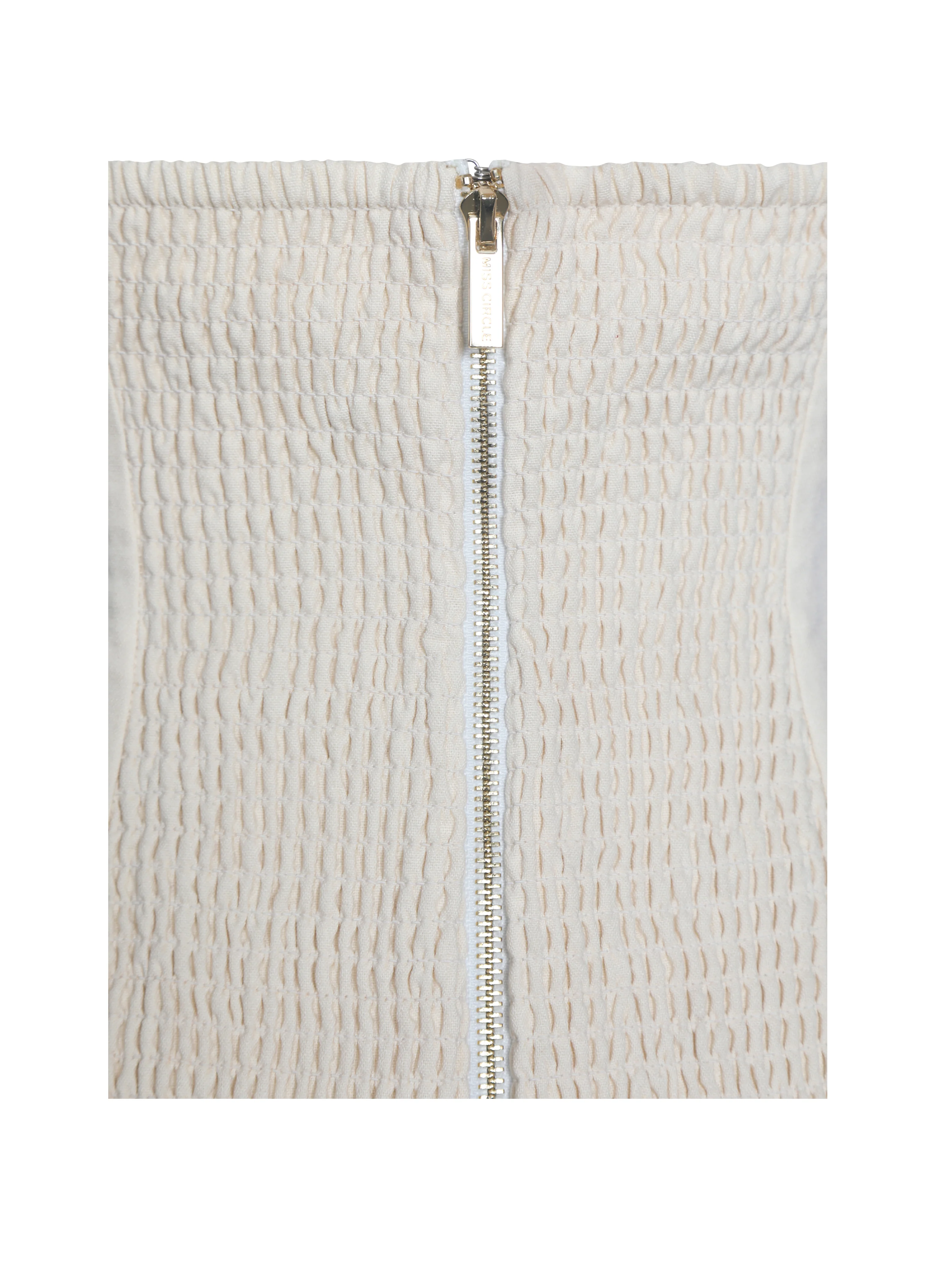 Quinzella Smock Back Halter Neck Linen Top