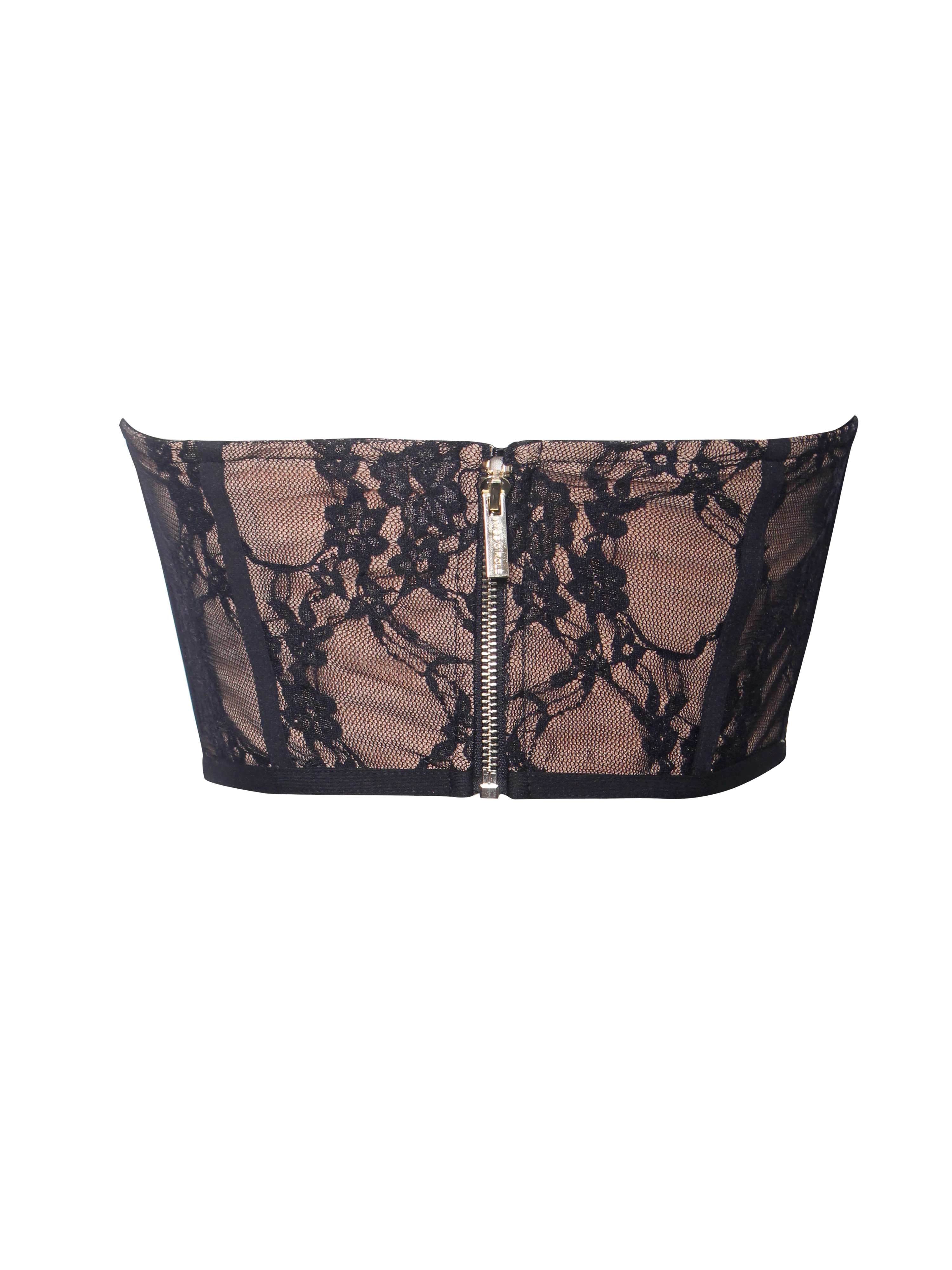 New Romantics Black Lace Corset Top