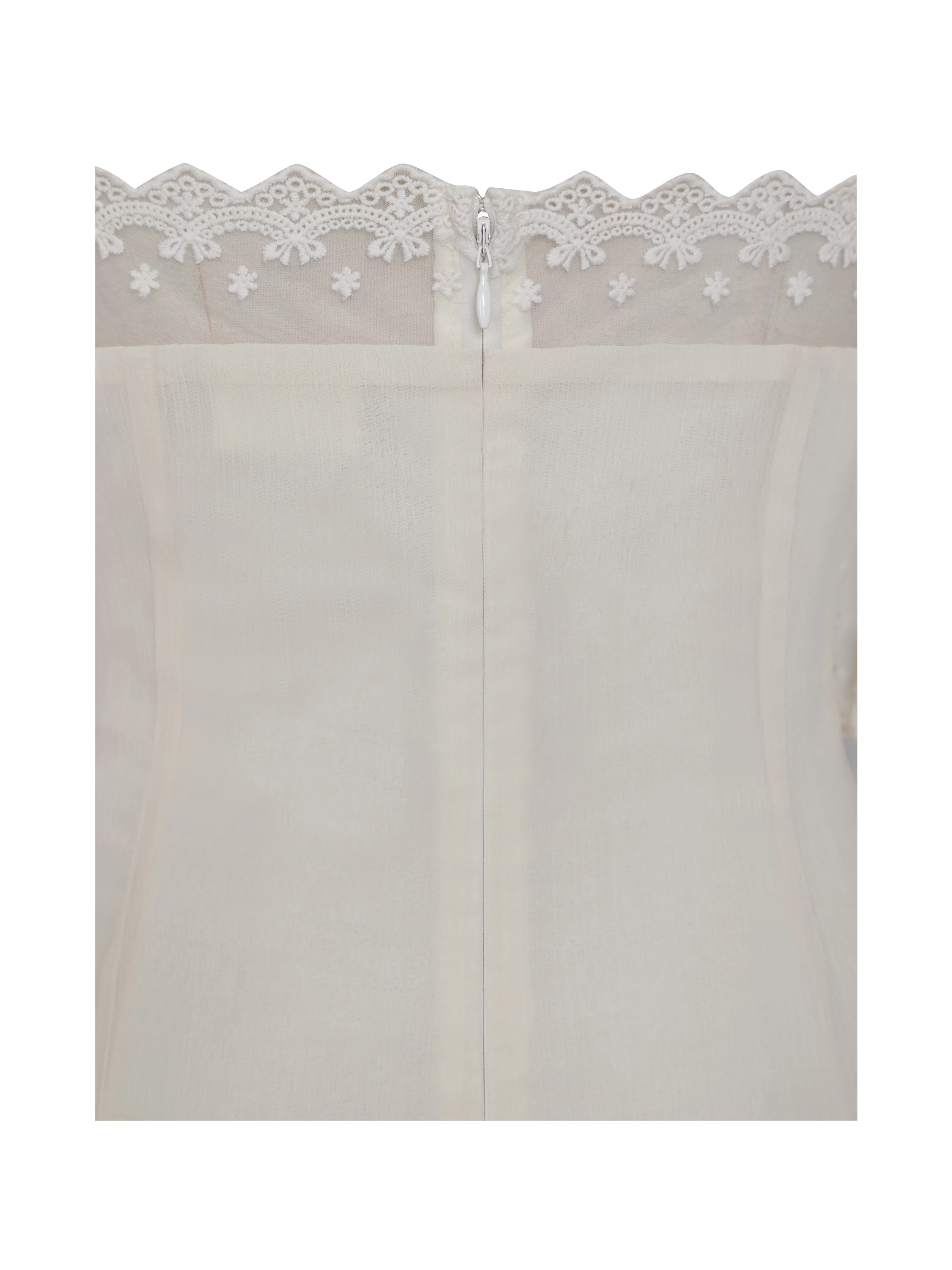 Zakira Lace Trim Half Sleeve Mini Dress