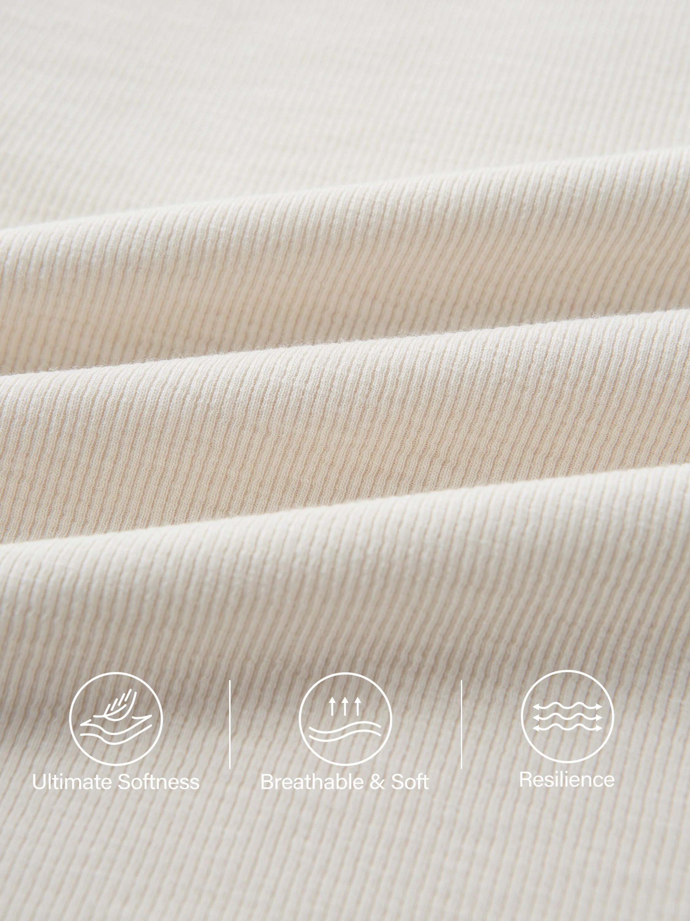 Stretch Cotton Crewneck Midi Brami Dress with Back Slit