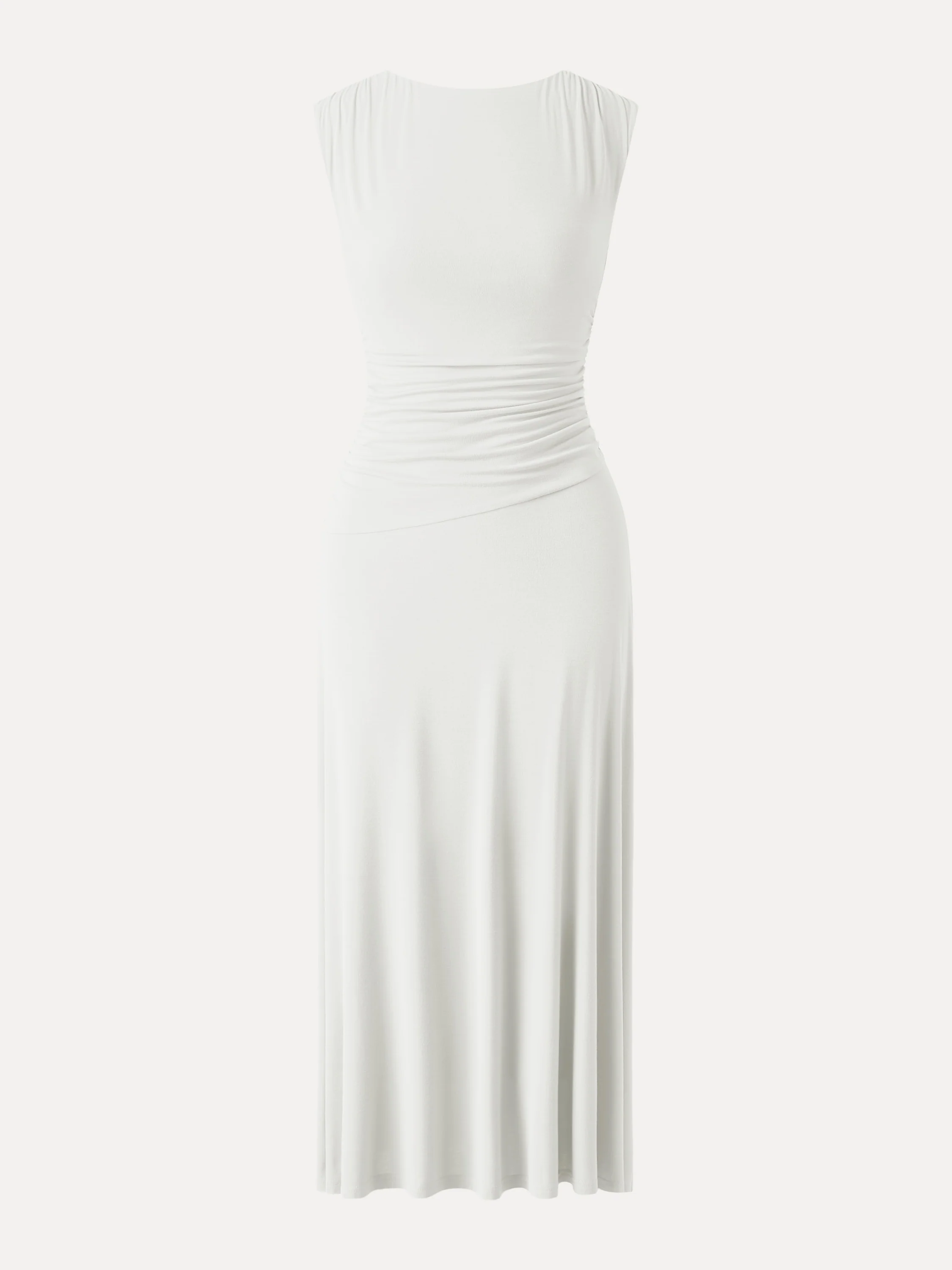 Breezy Cooling Side Ruched Maxi Dress