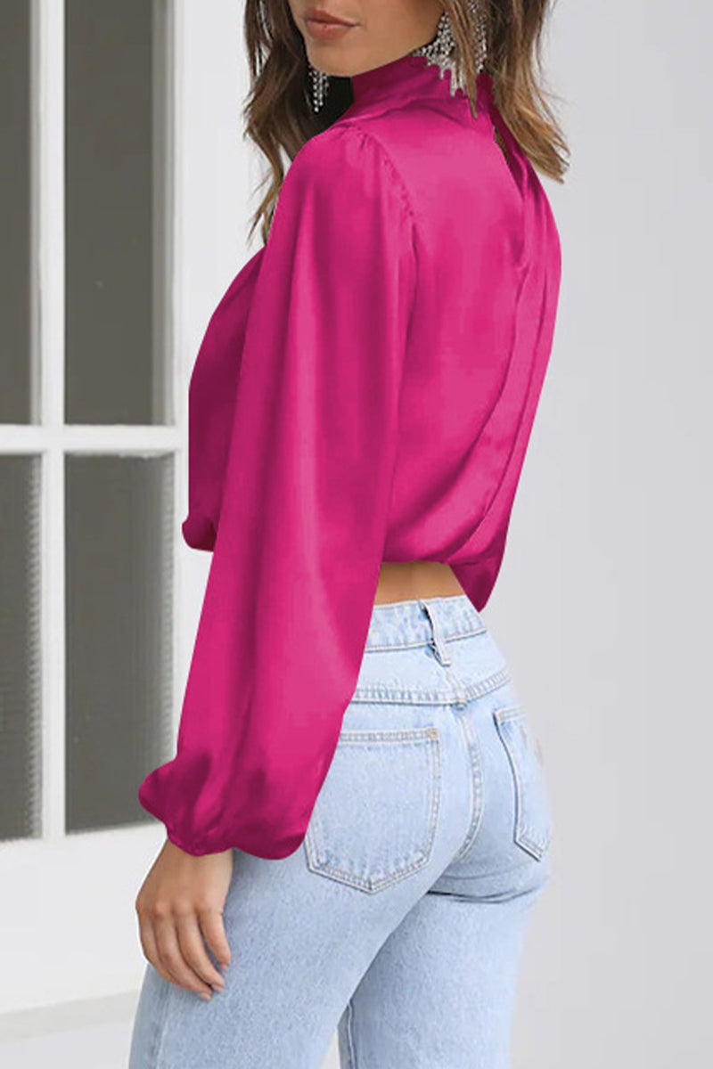 Kaynafashions - Elegant Solid Patchwork Halter Tops