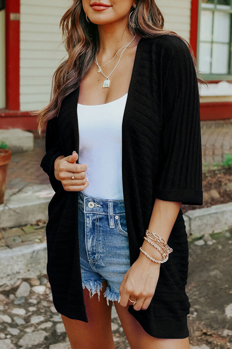 Kaynafashions - Casual Solid Scarf Collar Tops