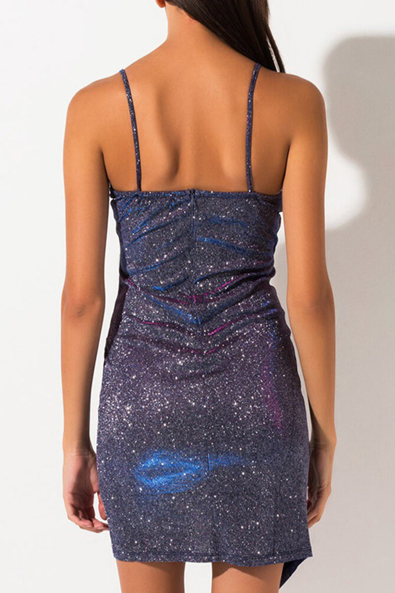 Kaynafashions - Alaina Sparkle Mini Dress