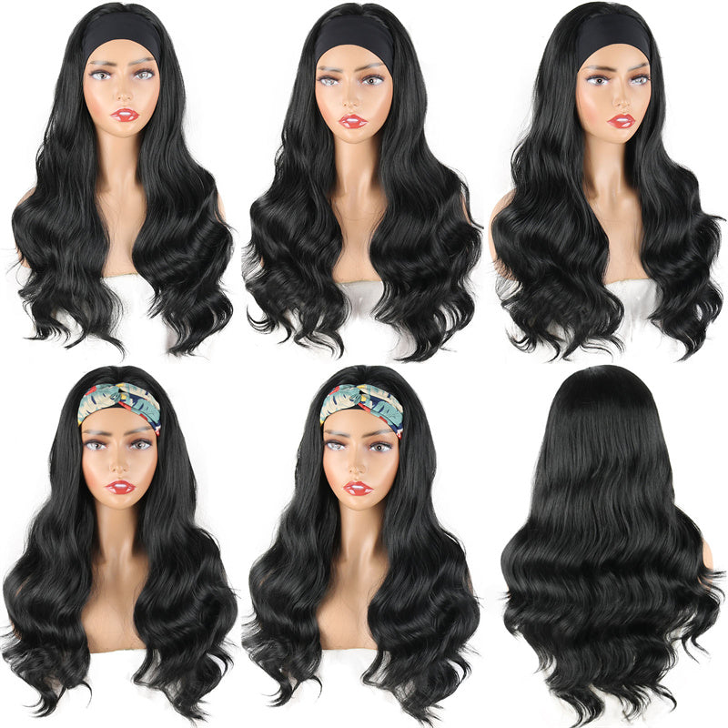 Kaynafashions - Fashion Casual Solid Patchwork Wigs (Without Headscarf)