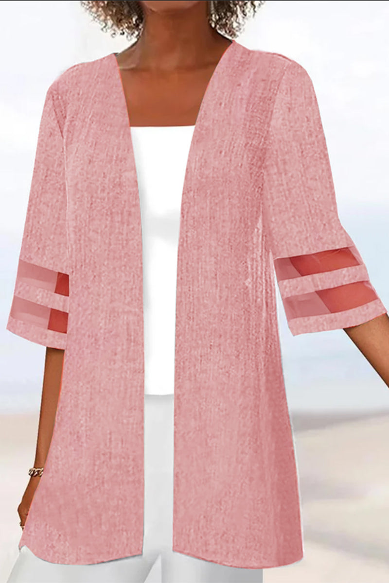 Kaynafashions - Casual Solid Outerwear