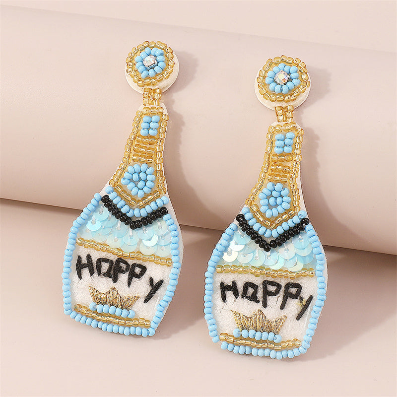 Kaynafashions - Casual Daily Patchwork Sequins Earrings