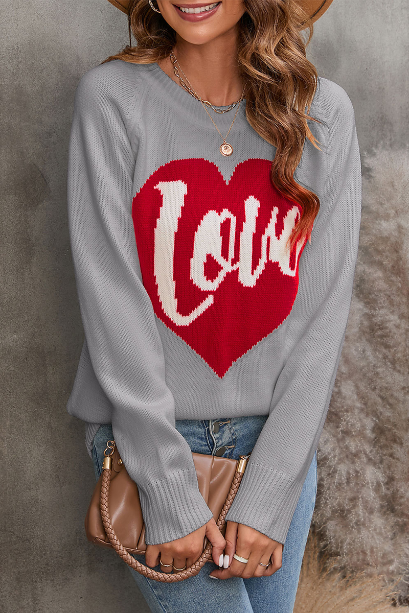 Kaynafashions - Casual Embroidery Patchwork O Neck Sweaters(4 colors)