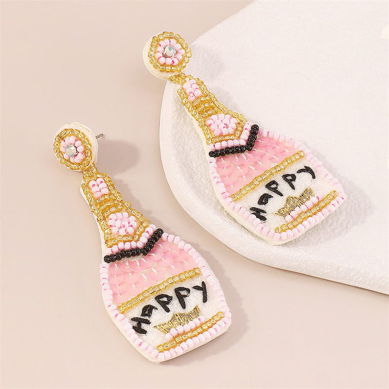 Kaynafashions - Casual Daily Patchwork Sequins Earrings