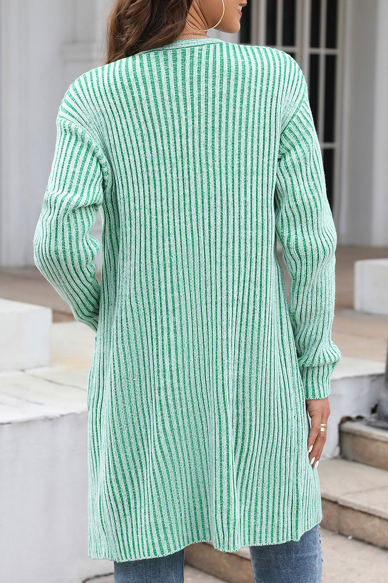 Kaynafashions - Casual Daily Solid Pocket Cardigan Collar Tops(3 Colors)