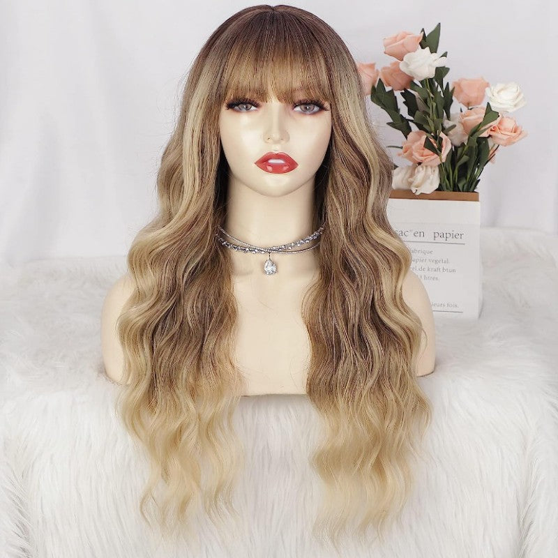 Kaynafashions - Casual Daily Gradual Change Patchwork Wigs