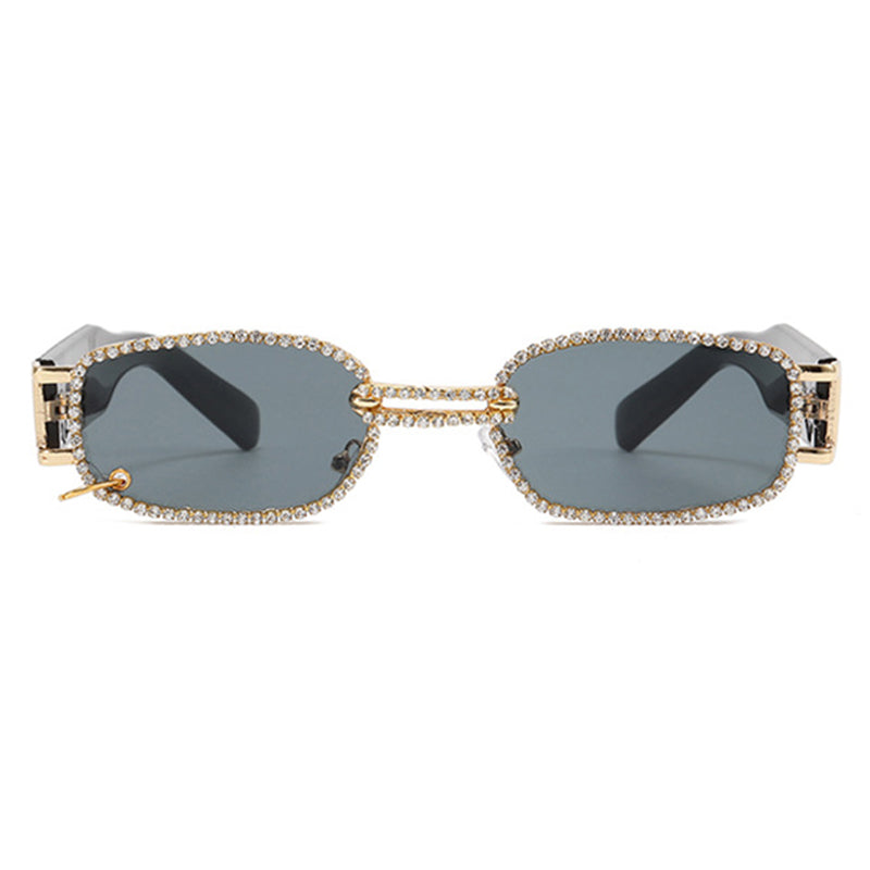 Kaynafashions - Daily Patchwork Rhinestone Sunglasses