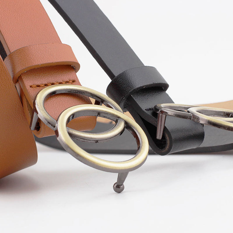 Kaynafashions - Fashion Casual Wild Round Buckle Belt