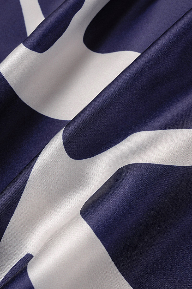 Kaynafashions - Casual Elegant Print Patchwork Off the Shoulder Long Sleeve Two Pieces(13 Colors)