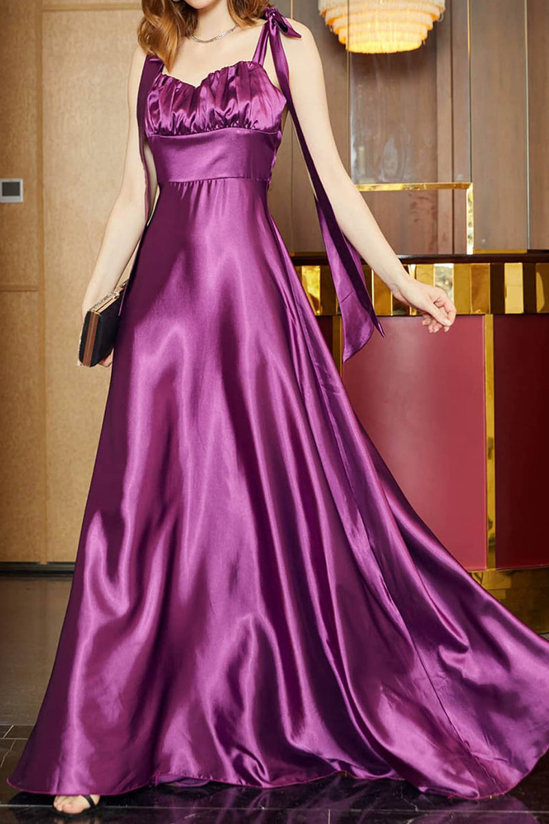 Kaynafashions - Elegant Formal Solid Frenulum Evening Dress Dresses